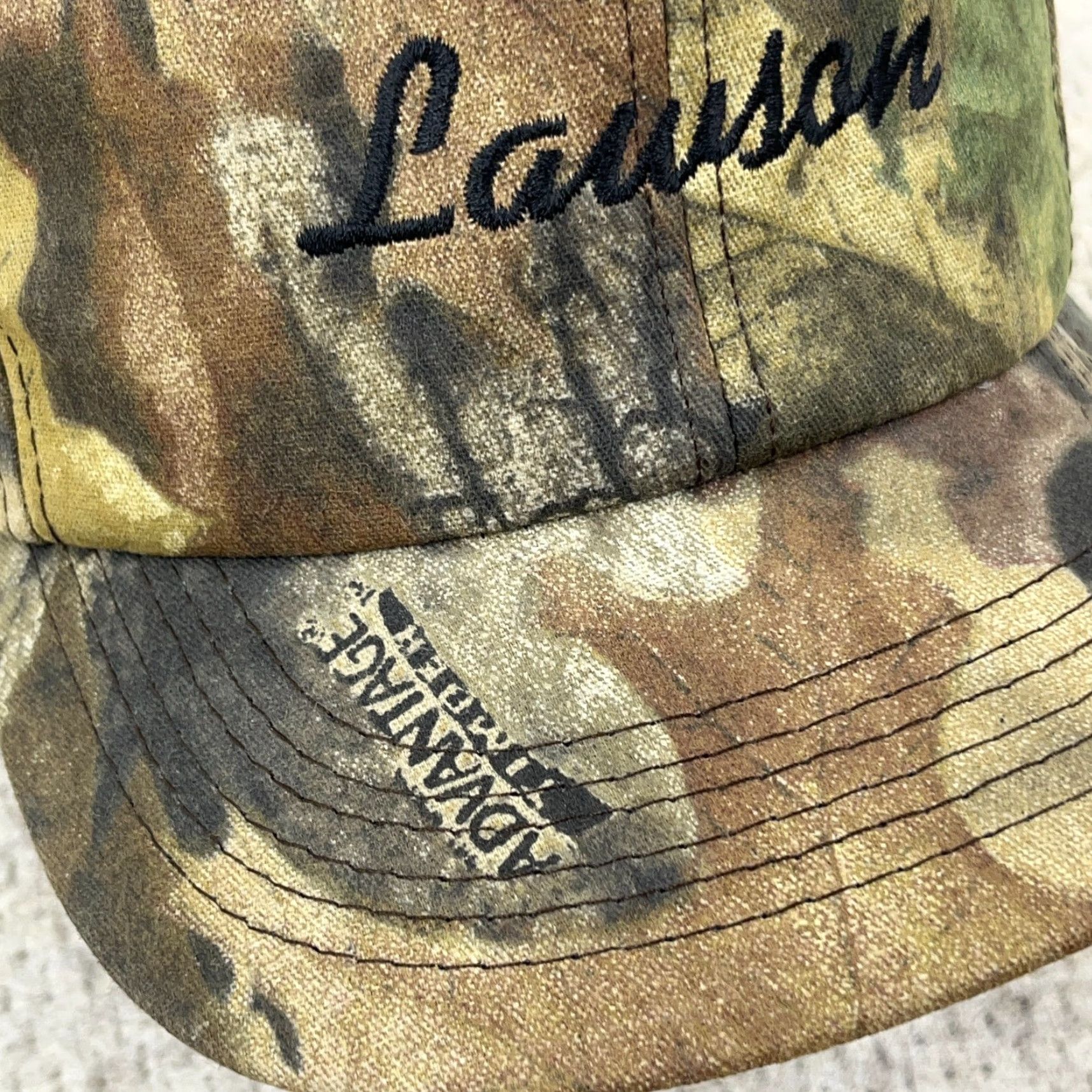 Vintage VINTAGE K-Products Camouflage Trucker Hat USA Made 90s 80s Y2K Adjustable Snapback Twill Cotton Men Hat Size ONE SIZE - 2 Thumbnail