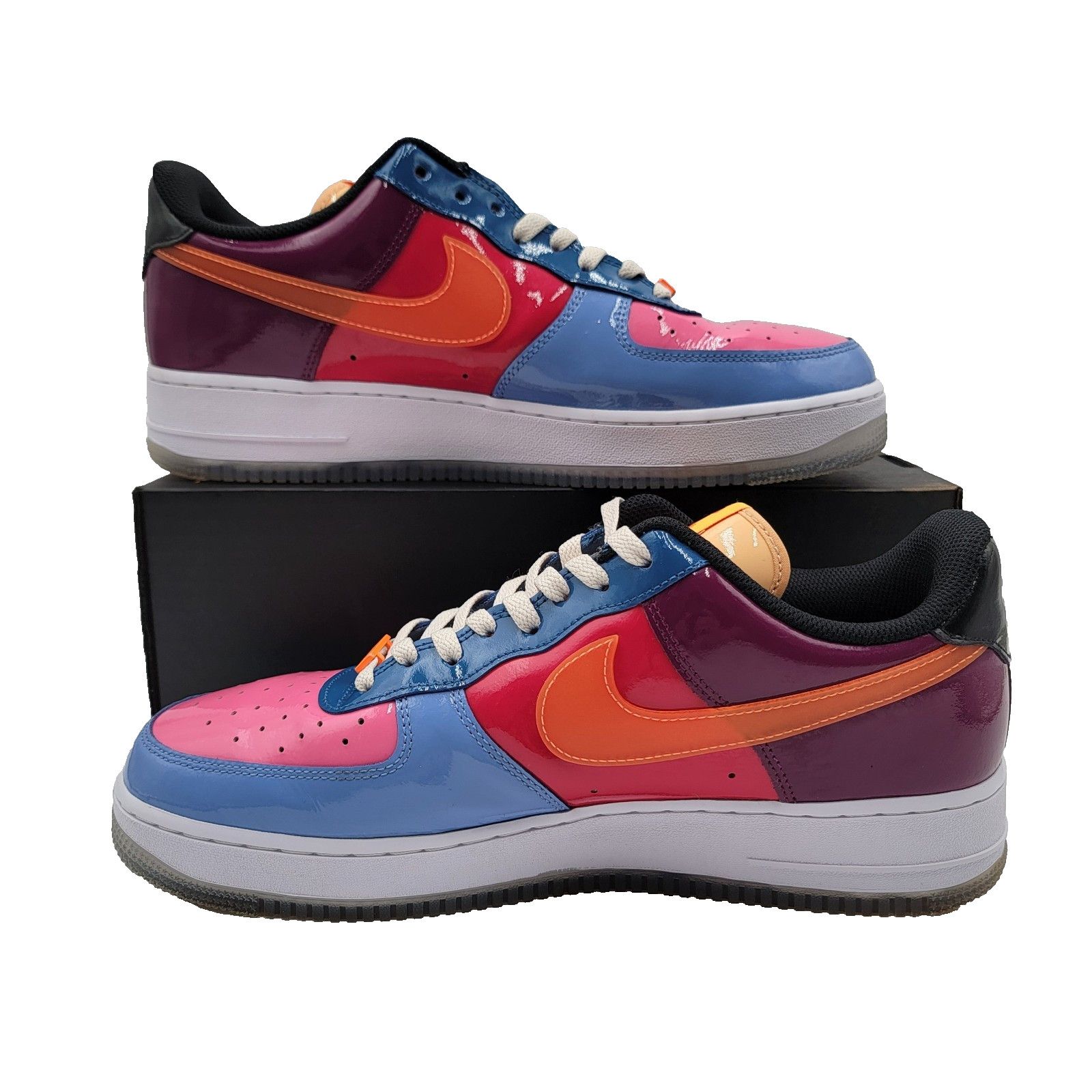 Nike Nike Air force X Undefeated Total Orange Sz 12 Preowned(404) Size US 12 / EU 45 - 2 Thumbnail