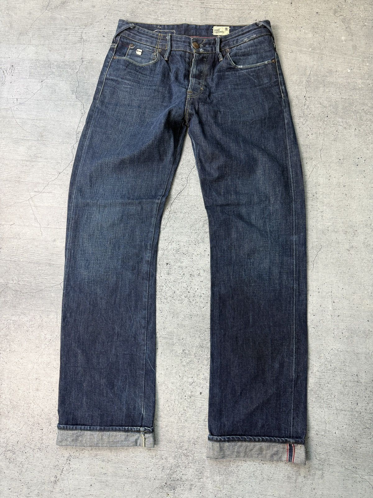 G-Star G-Star Raw US first USA denim indigo blue selvedge denim Size US 32 / EU 48 - 5 Thumbnail