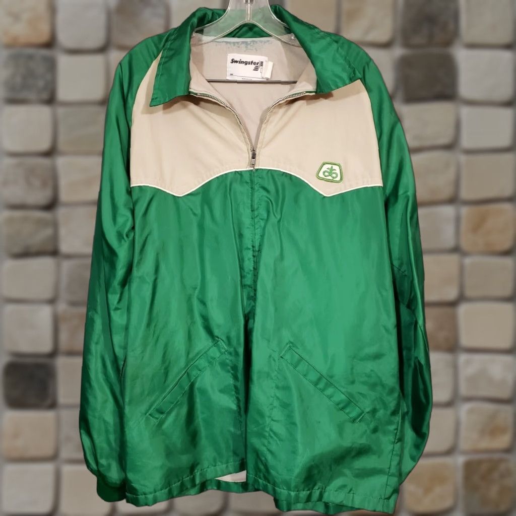 Vintage VINTAGE Swingster Pioneer Seed Full Zip Satin Jacket Men L Green USA Swingster Pioneer Seed Full Zip Satin Jacket Mens Large Green USA Jacket Size US L / EU 52-54 / 3 - 1 Thumbnail
