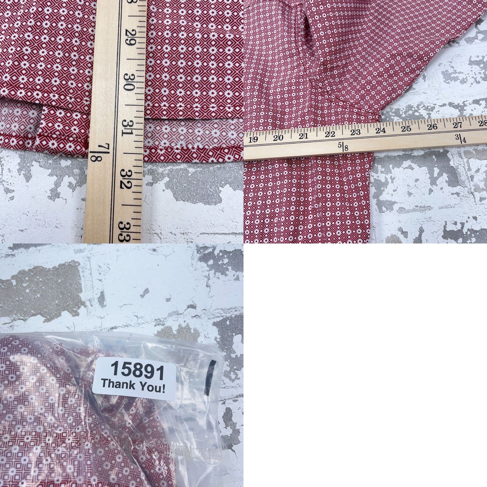 Wrangler VINTAGE Wrangler Western Shirt Men XL Red Pearl Snap Button Up Cowboy Wrancher Geometric Size US XL / EU 56 / 4 - 8 Thumbnail