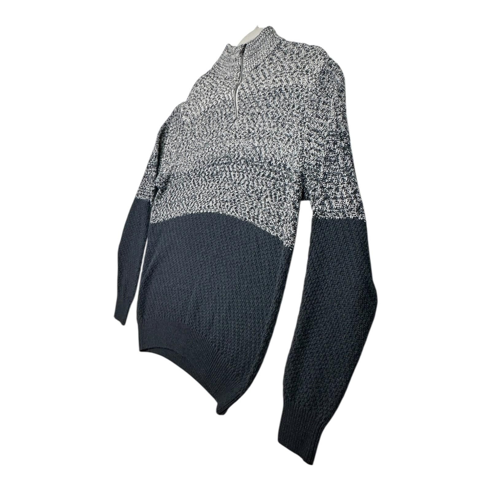 Tultex Tu Man 1/4 Zip Jumper Men's UK Size M Turtle Neck Size ONE SIZE - 2 Thumbnail