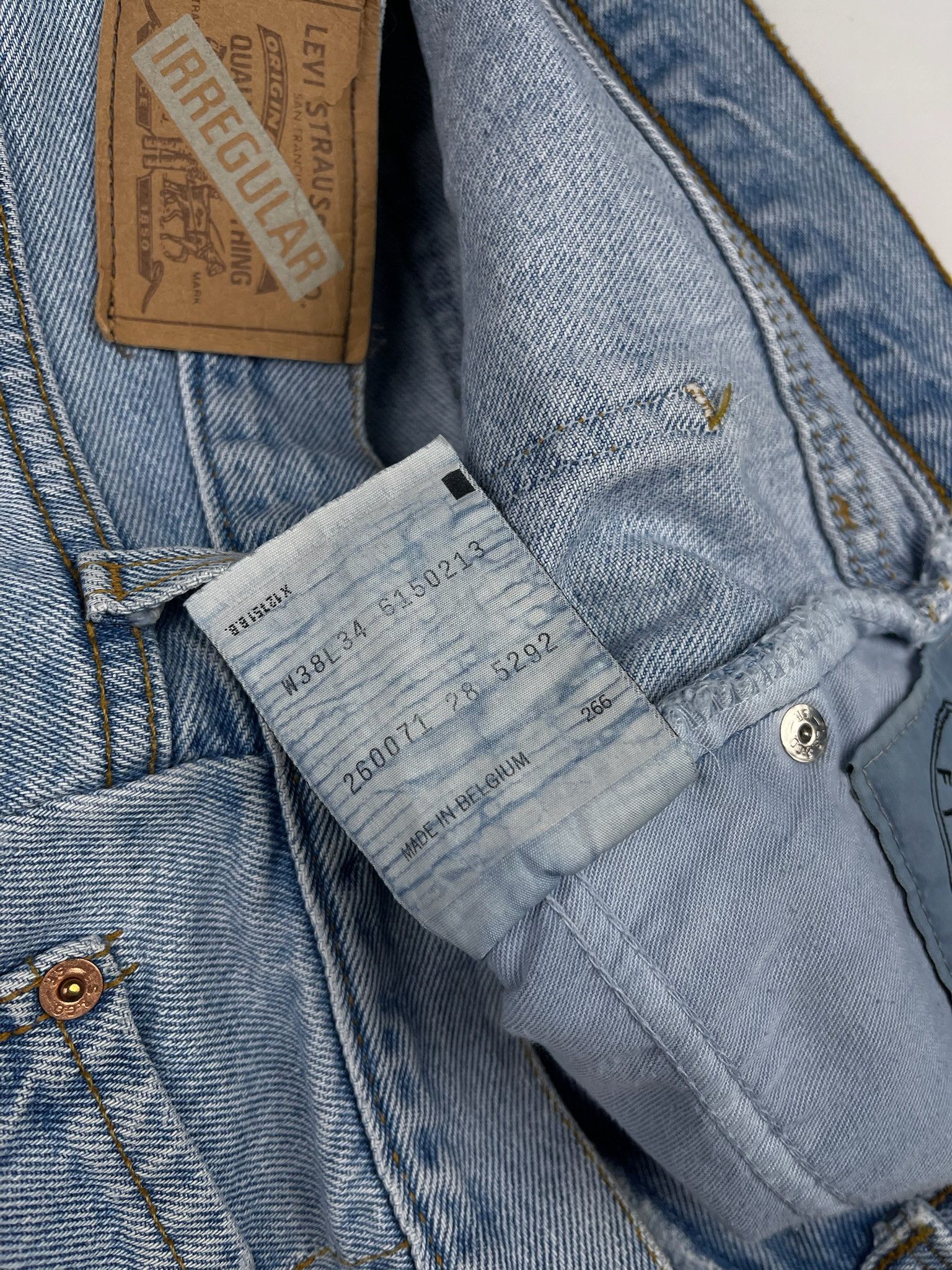 Levi's 90s Levi’s 615 Orange Tab Denim Jeans Vintage Size US 36 / EU 52 - 11 Thumbnail