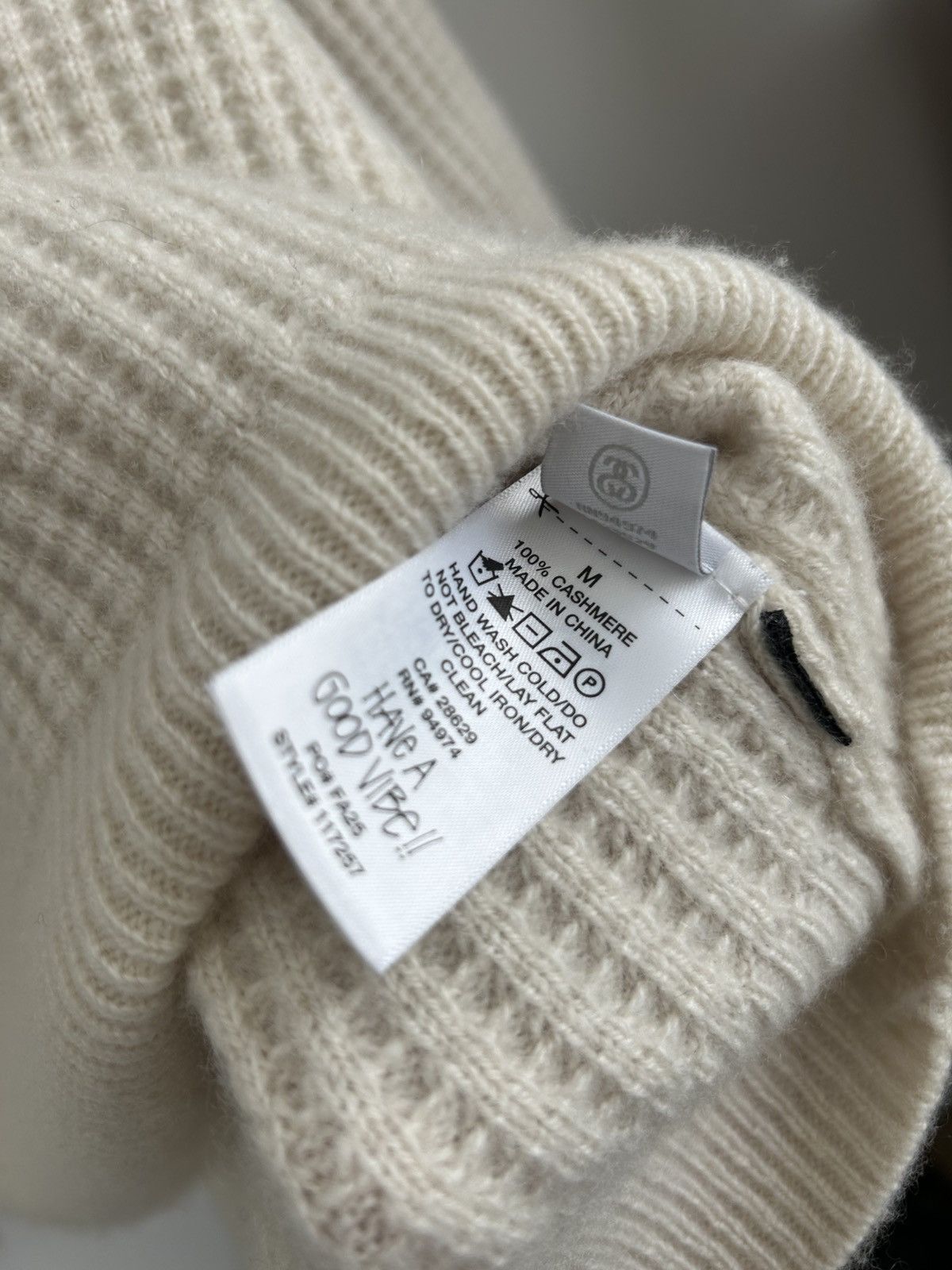 Stussy Stussy Cashmere waffle knit Size US M / EU 48-50 / 2 - 7 Thumbnail