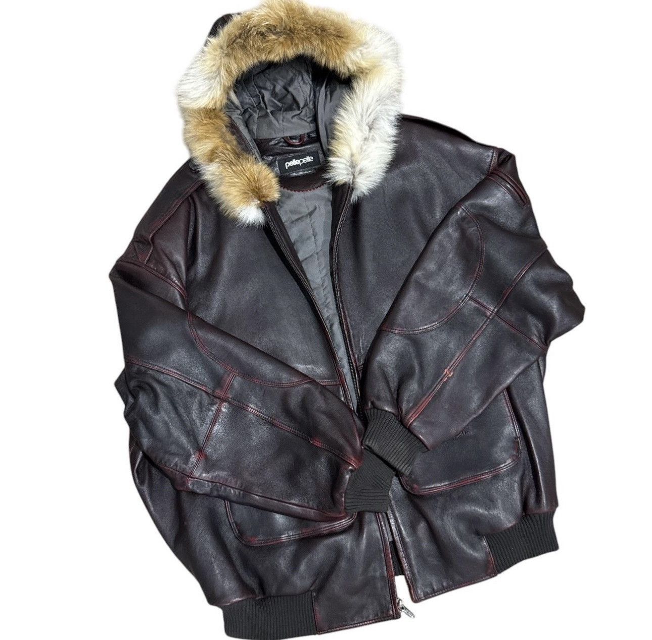 Pelle Pelle Rare Faux Fur 1 of 2 Pelle pelle leather jacket Size US XL / EU 56 / 4 - 1 Thumbnail