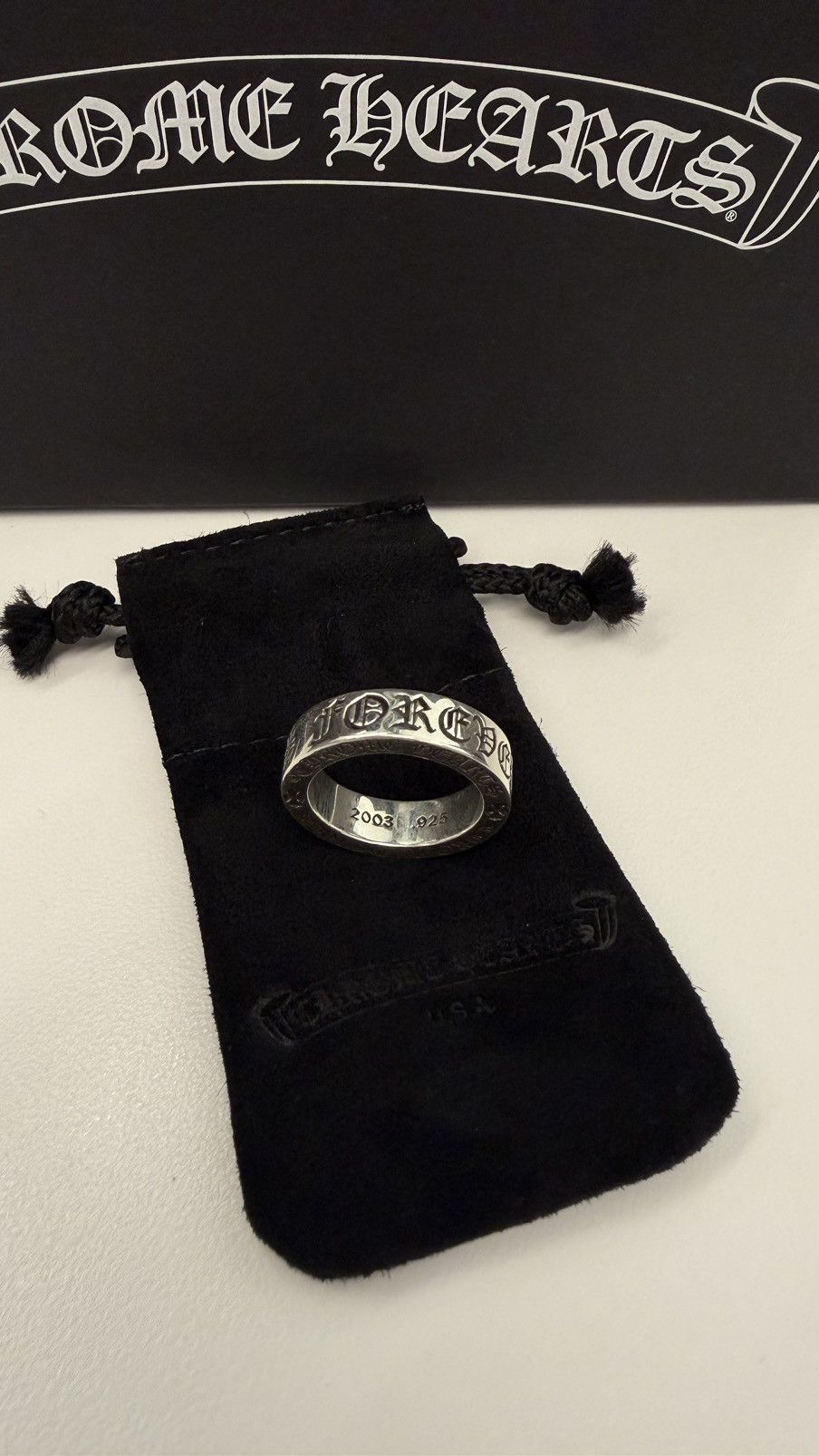 Chrome Hearts Chrome Hearts FOREVER Spacer 6mm Ring Size ONE SIZE - 3 Thumbnail