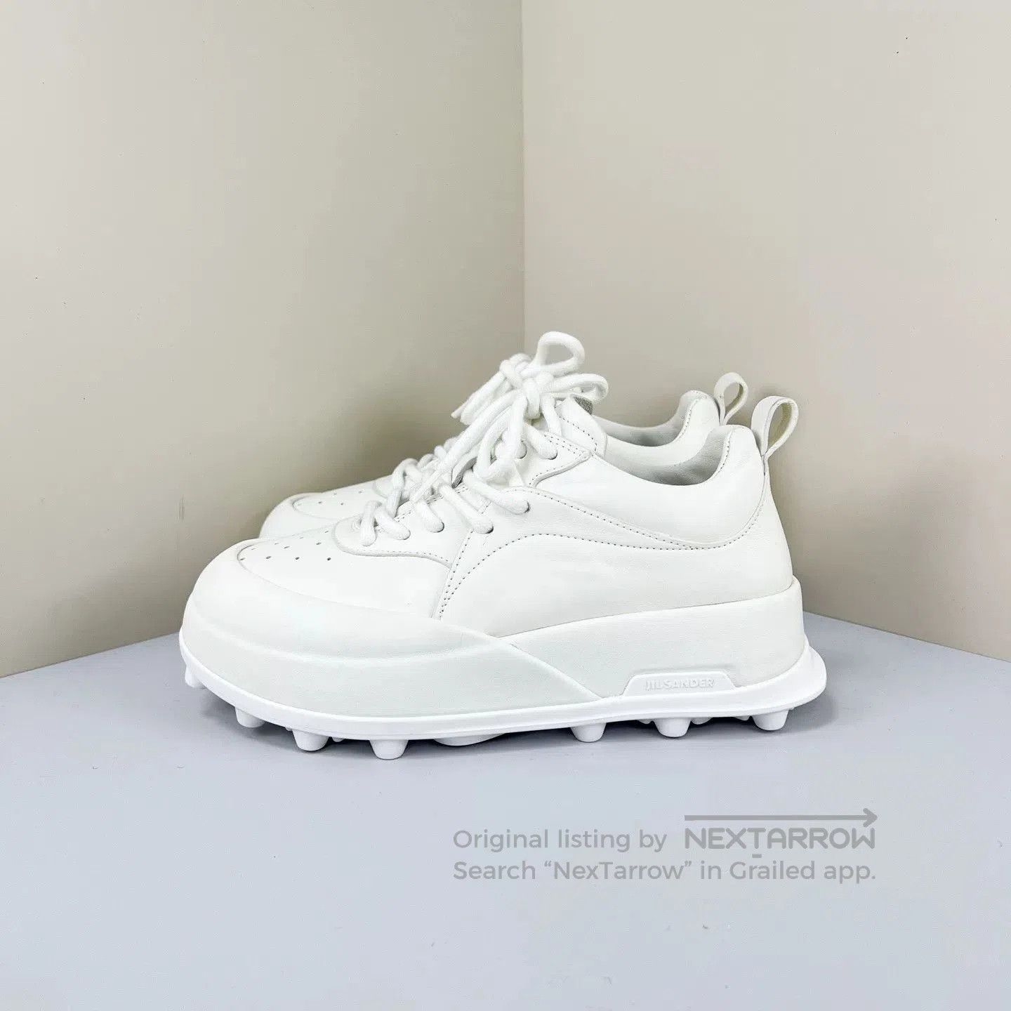Jil Sander Jil Sander Platform Round-Toe Casual Sneakers. Size US 4 / IT 34 - 1 Thumbnail