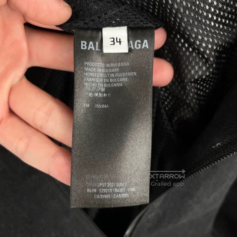 Balenciaga Balenciaga Black and white patched zipper denim windbreake Size XXS / US 00 / IT 34 - 4 Thumbnail