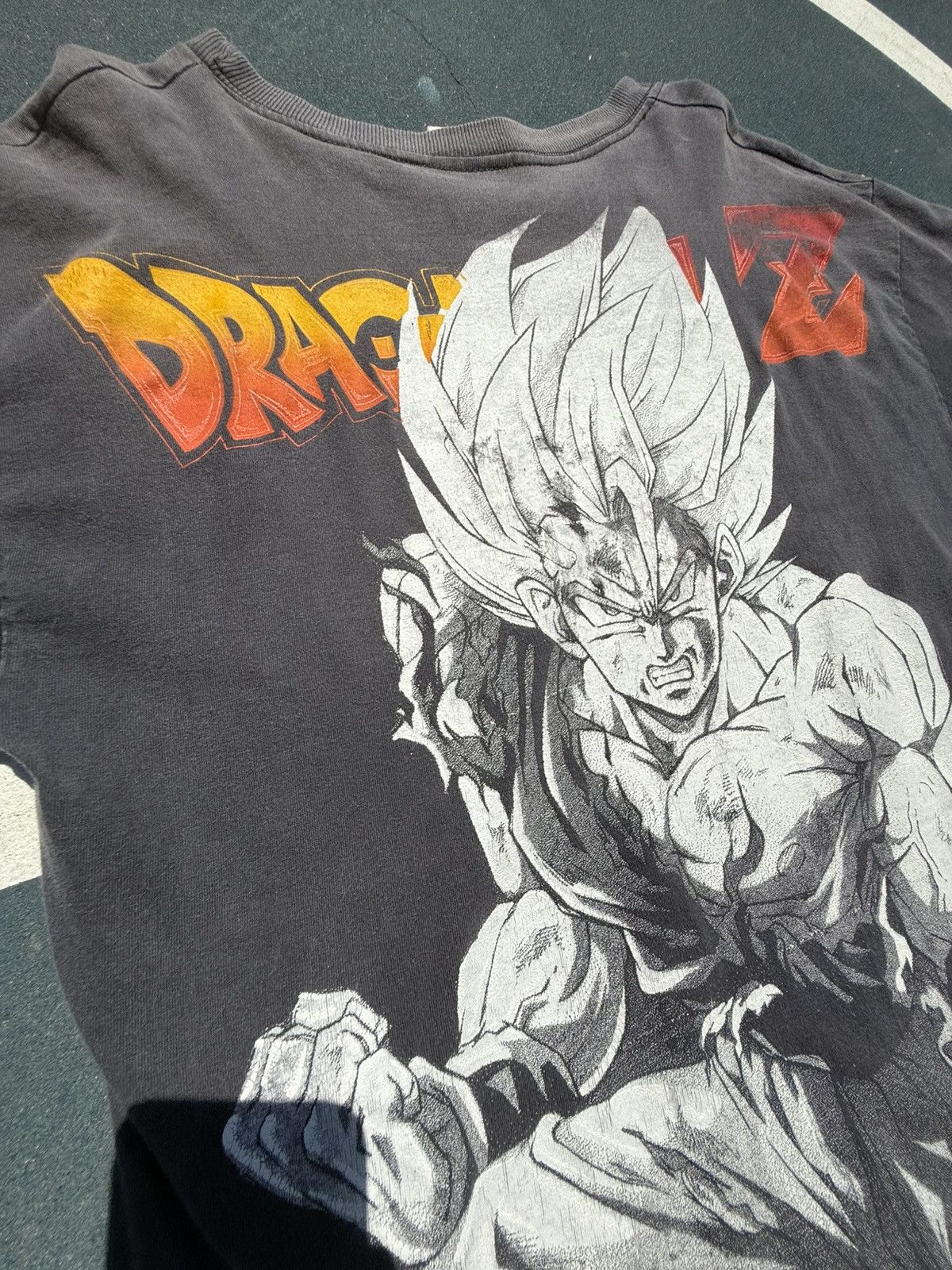 Vintage *RARE* Vintage DBZ Shenron & Goku AOP T-Shirt. Size US L / EU 52-54 / 3 - 4 Thumbnail