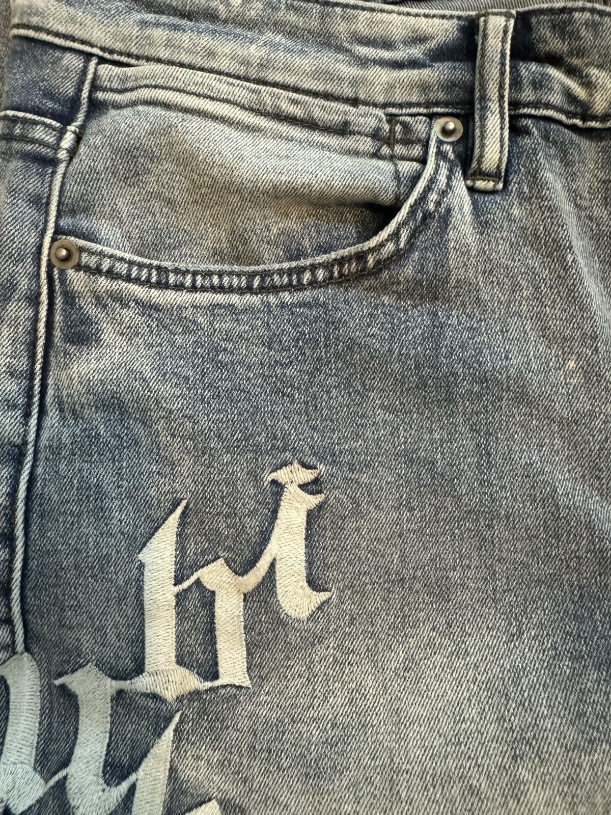 Ksubi Ksubi Embroidered Denim Size US 34 / EU 50 - 9 Thumbnail