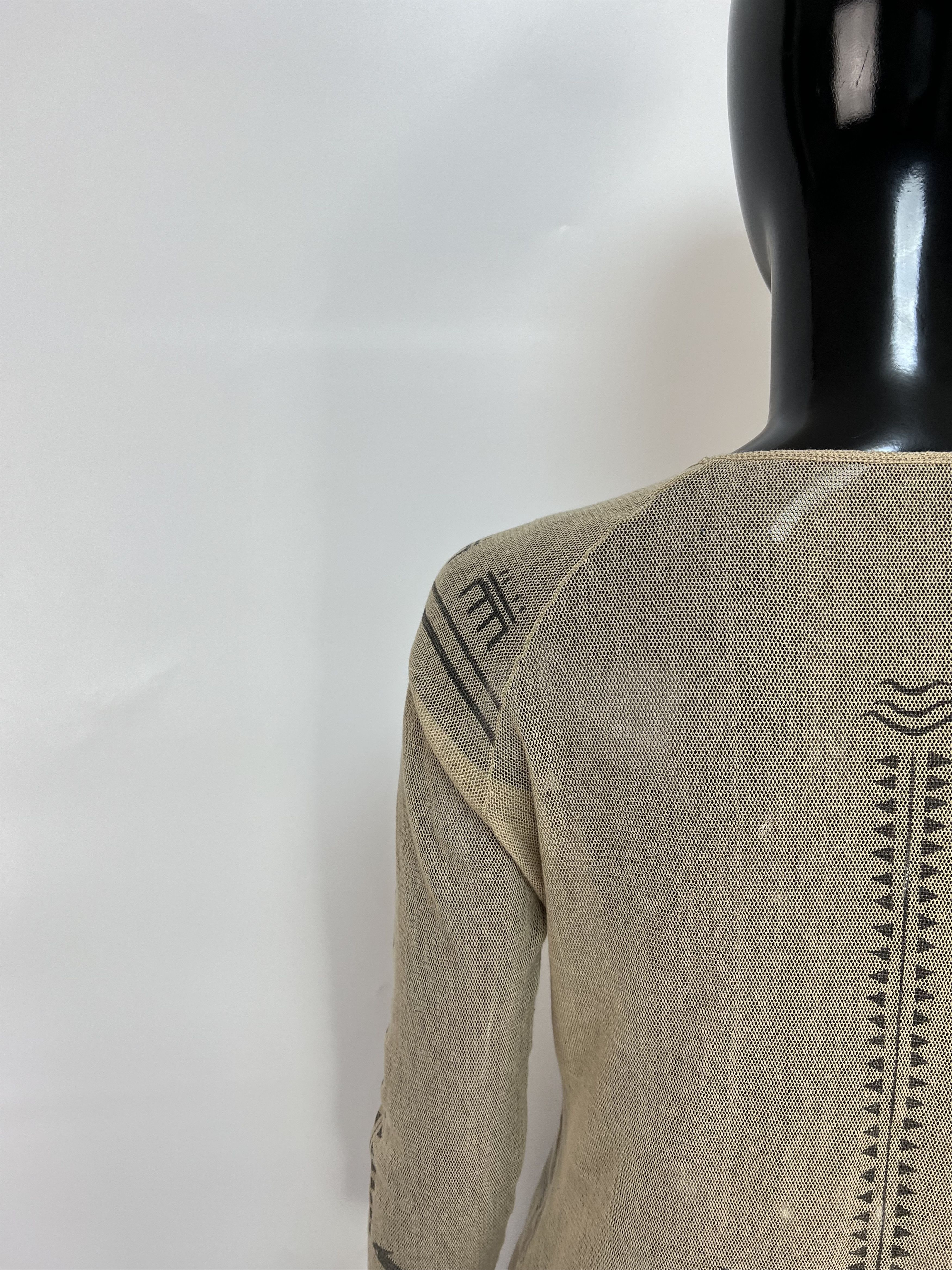 Cop Copine Cop Copine Rare Vtg Long Sleeve Mesh Top Blouse Y2K Size S / US 4 / IT 40 - 13 Thumbnail