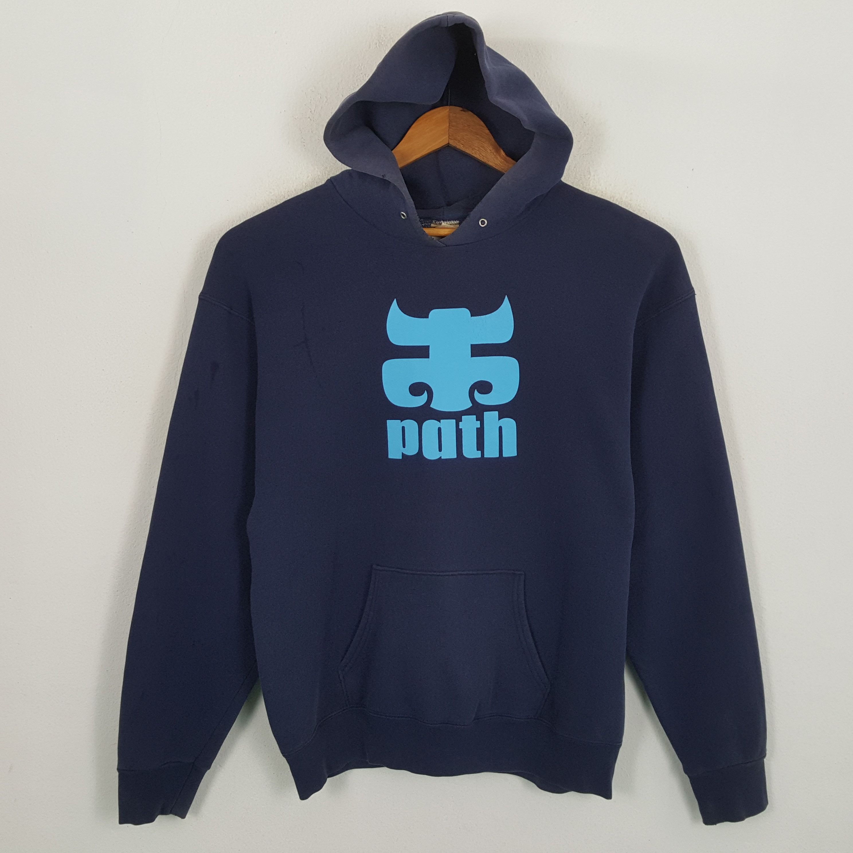 Vintage PATH Skateboard Streetwear Style Hoodies