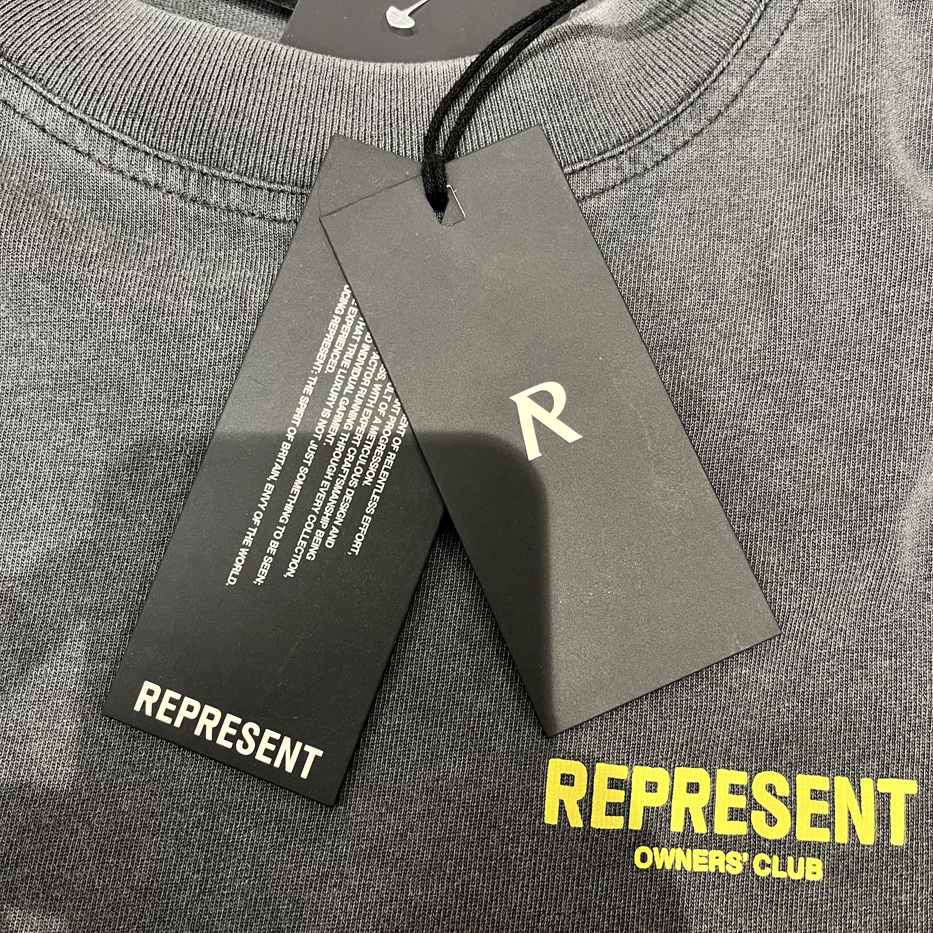 Represent Clo. Represent Clo. Tee Black Size US S / EU 44-46 / 1 - 6 Thumbnail