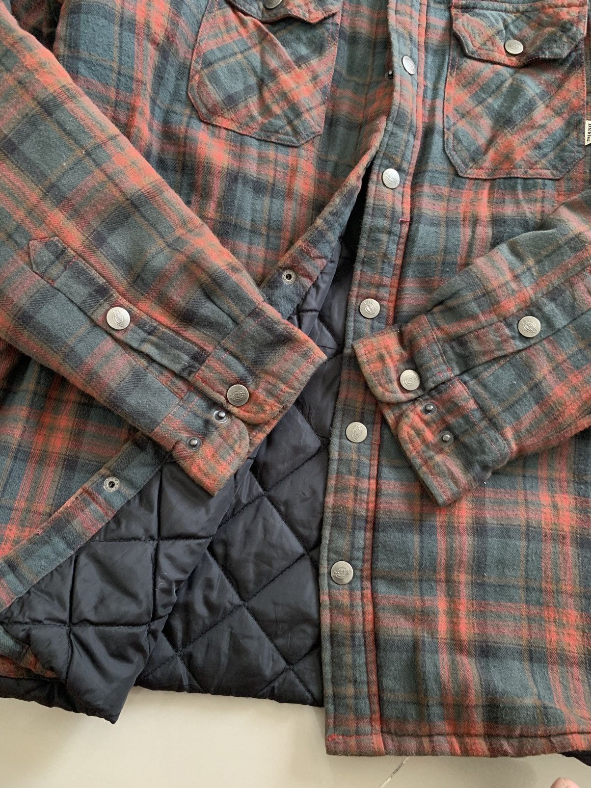 Dickies Dickies Flannel Quilted Jacket Size US L / EU 52-54 / 3 - 7 Thumbnail