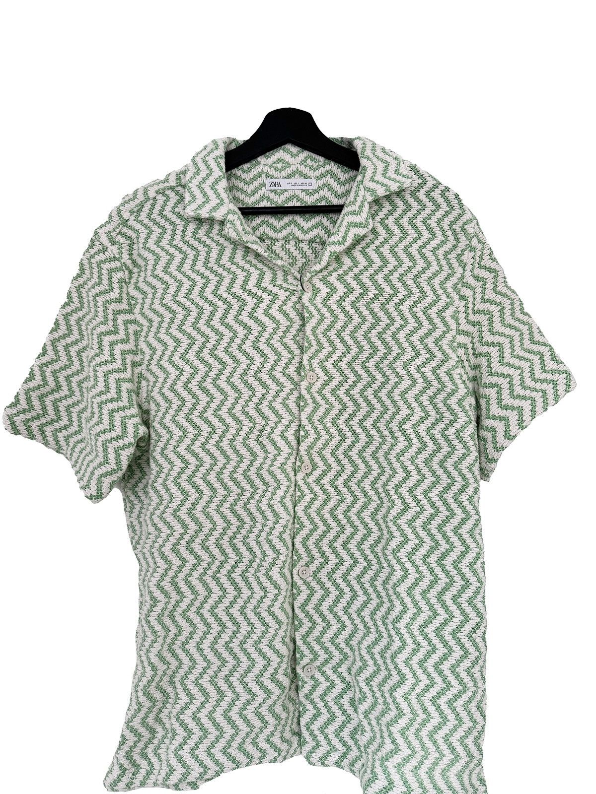Zara Zara Short Sleeve Shirt Size US L / EU 52-54 / 3 - 1 Thumbnail