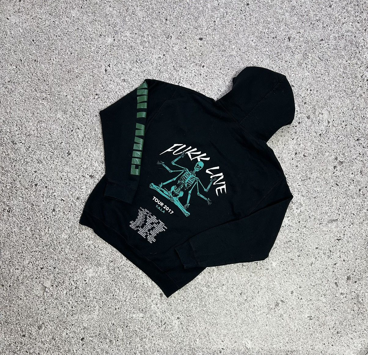 Band Tees × Vintage Genetikk Fukk Live Tour 2017 Y.A.L.A Rock Band Hoodie Y2K Size US M / EU 48-50 / 2 - 2 Thumbnail