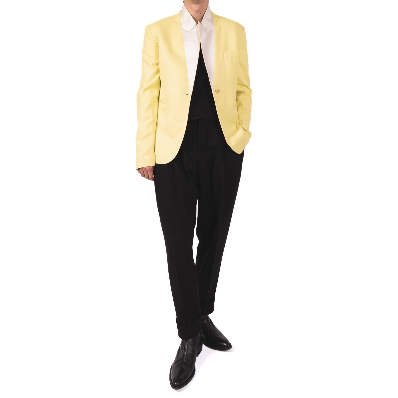 Haider Ackermann FW20 Marova Lemon Suit Jacket Size 46S - 7 Thumbnail