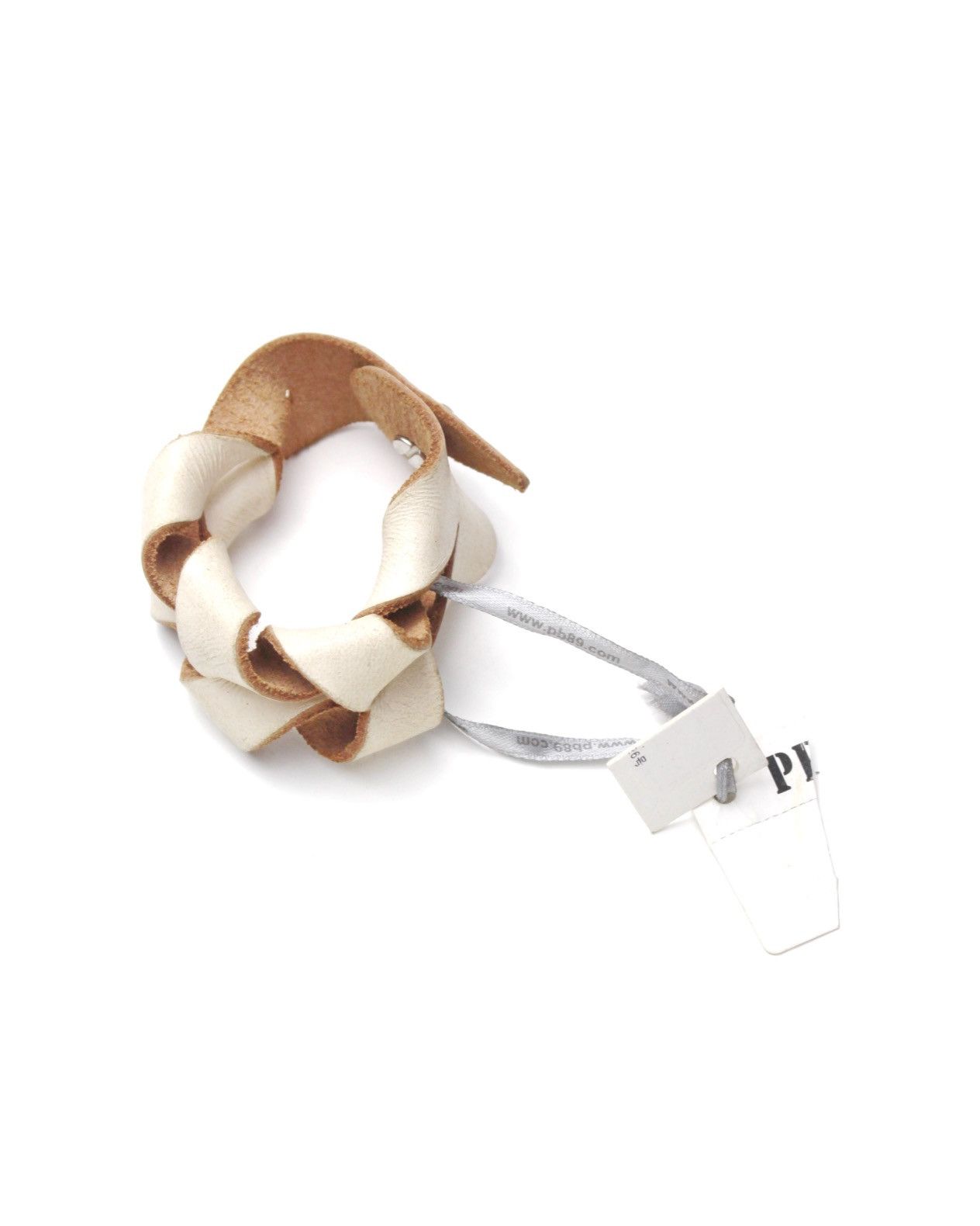 Japanese Brand × Vintage 2000S PB89 JAPAN TWISTED LEATHER BRACELET Size ONE SIZE - 2 Thumbnail