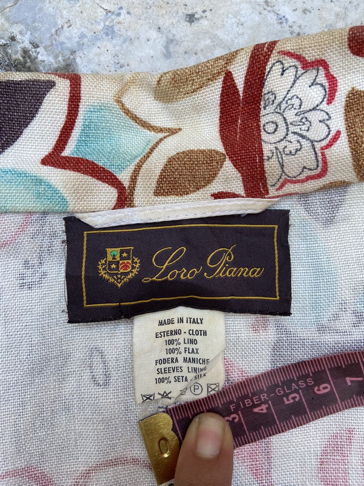 Loro Piana Loro piano women blazer Italian designer floris full print Size M / US 6-8 / IT 42-44 - 7 Thumbnail