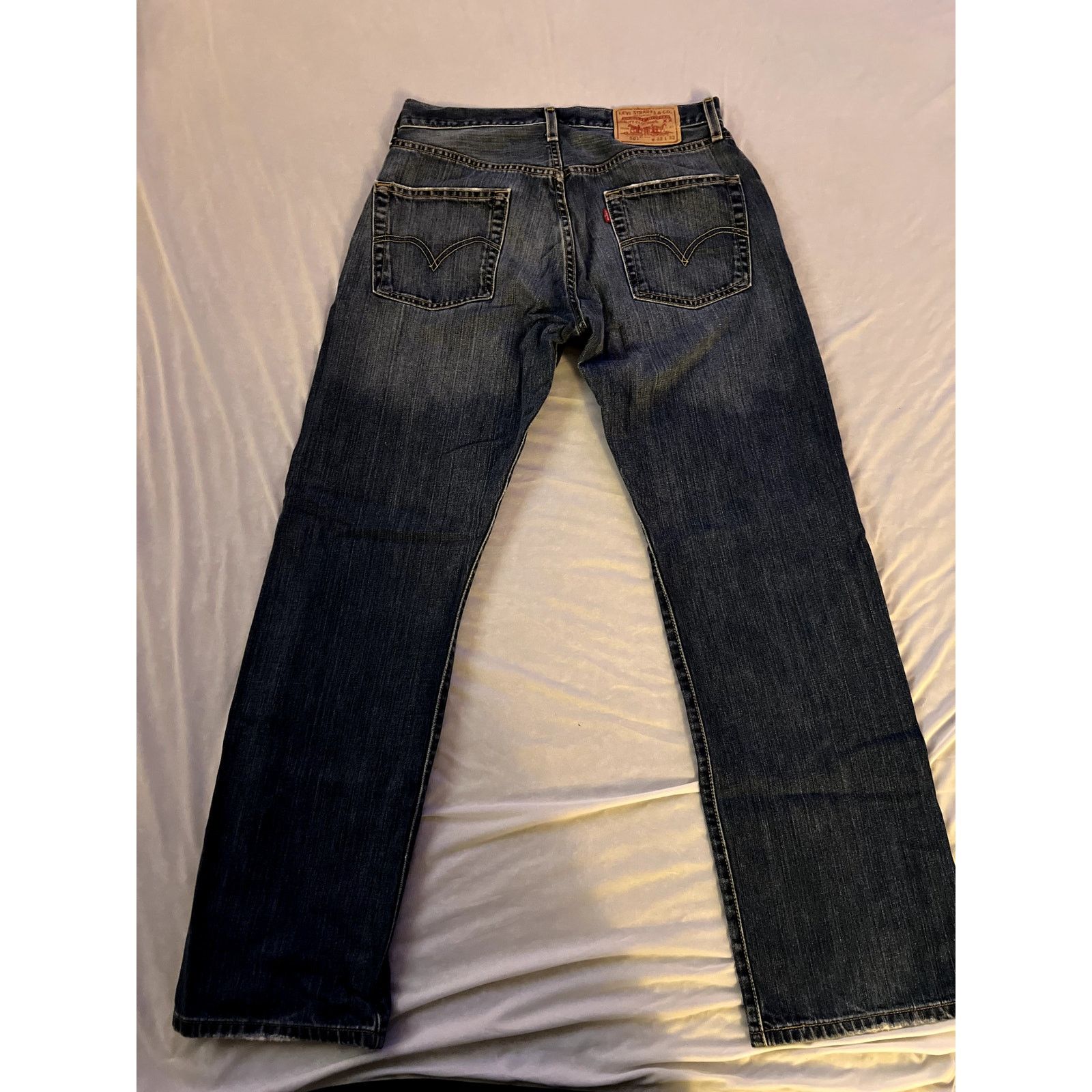 Levi's Levi's 501 Original Fit Jeans 32Wx32L Men's Straight Leg Size US 32 / EU 48 - 3 Thumbnail