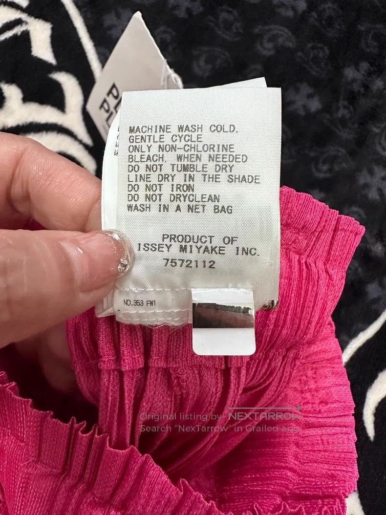 Issey Miyake Issey Miyake Fuchsia Basic Pants Size 25" / US 0 / IT 36 - 6 Thumbnail
