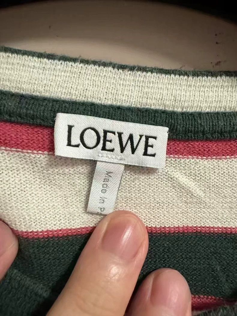 Loewe LOEWE Striped embroidered short sleeves Size XS / US 0-2 / IT 36-38 - 3 Thumbnail