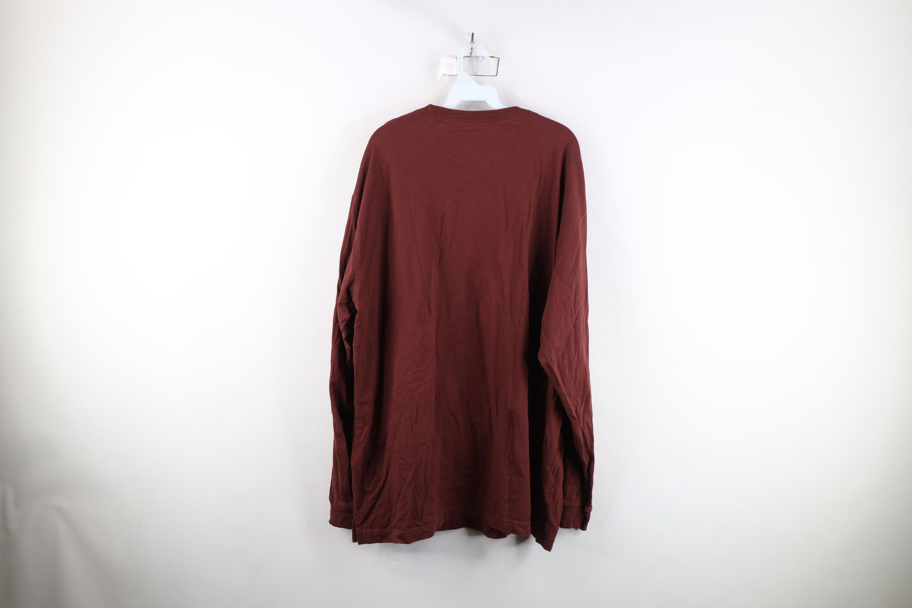 Duluth Trading Company Duluth Trading Co Relaxed Longtail T Beaver T-Shirt Maroon Size US XL / EU 56 / 4 - 11 Thumbnail