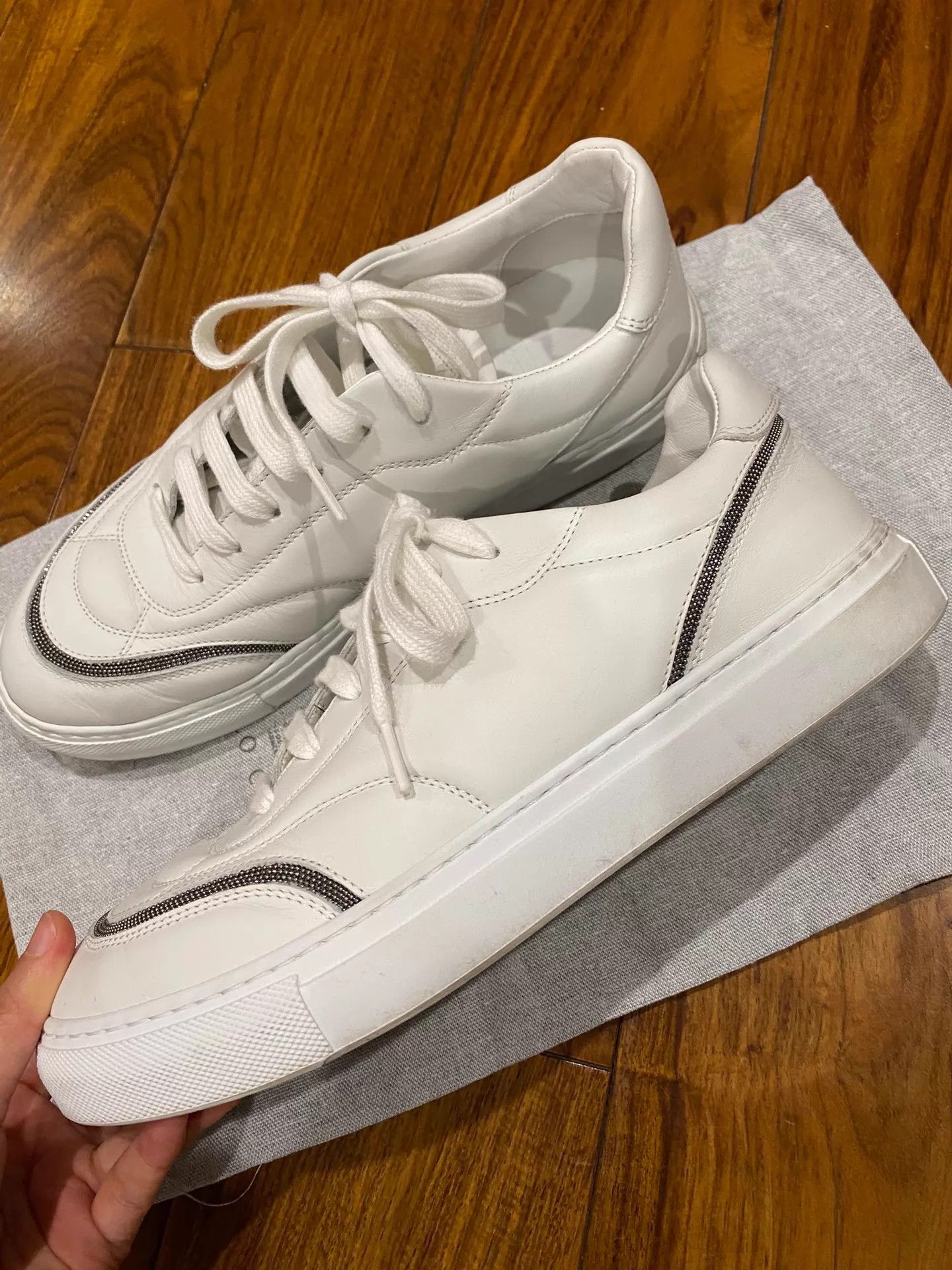 Brunello Cucinelli Brunello Cucinelli BC Classic Sneakers 39 Size US 8.5 / IT 38.5 - 3 Thumbnail