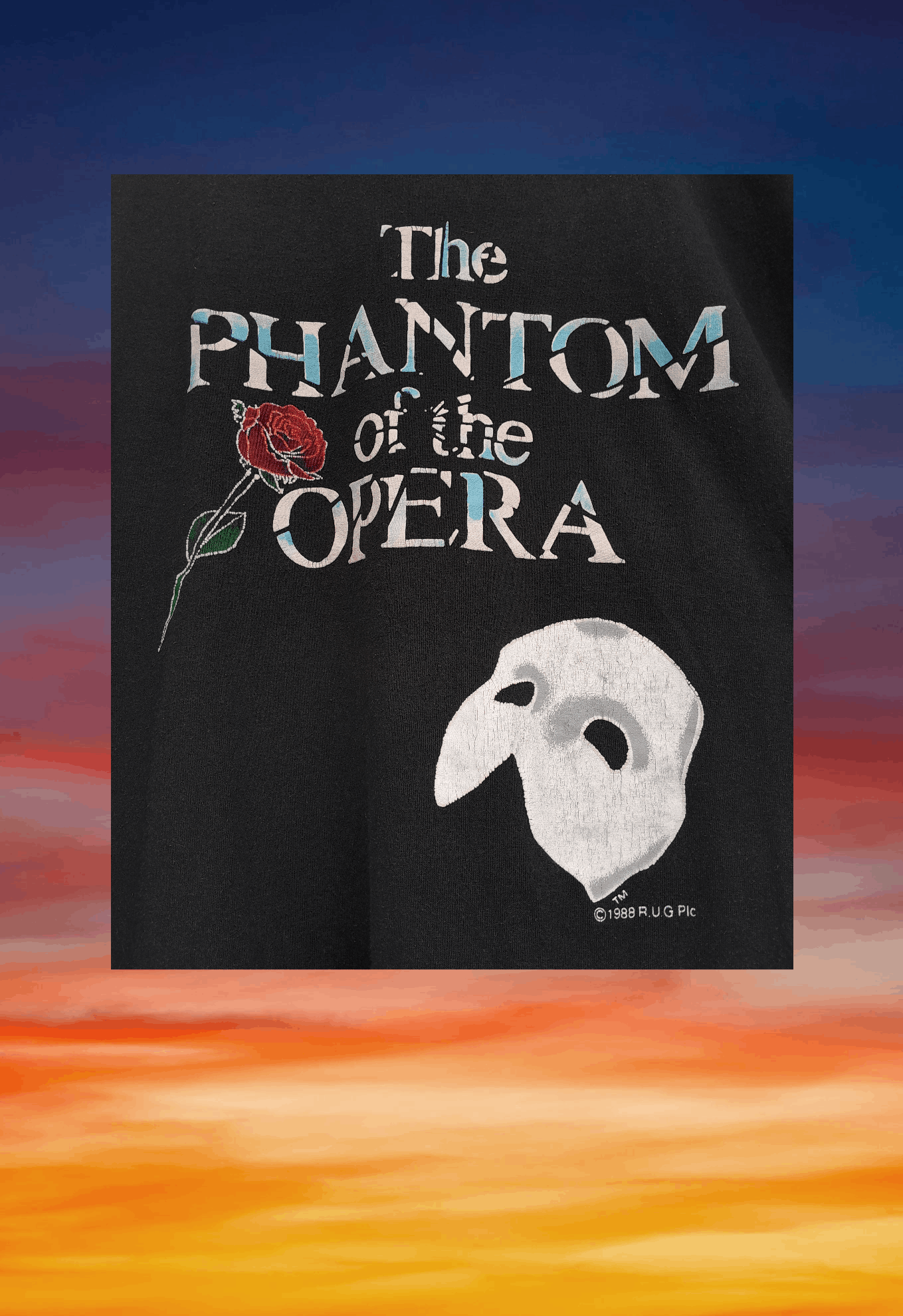 Rap Tees Vintage 80s The Phantom Of The Opera shirt Rap tee style Size US XL / EU 56 / 4 - 6 Thumbnail