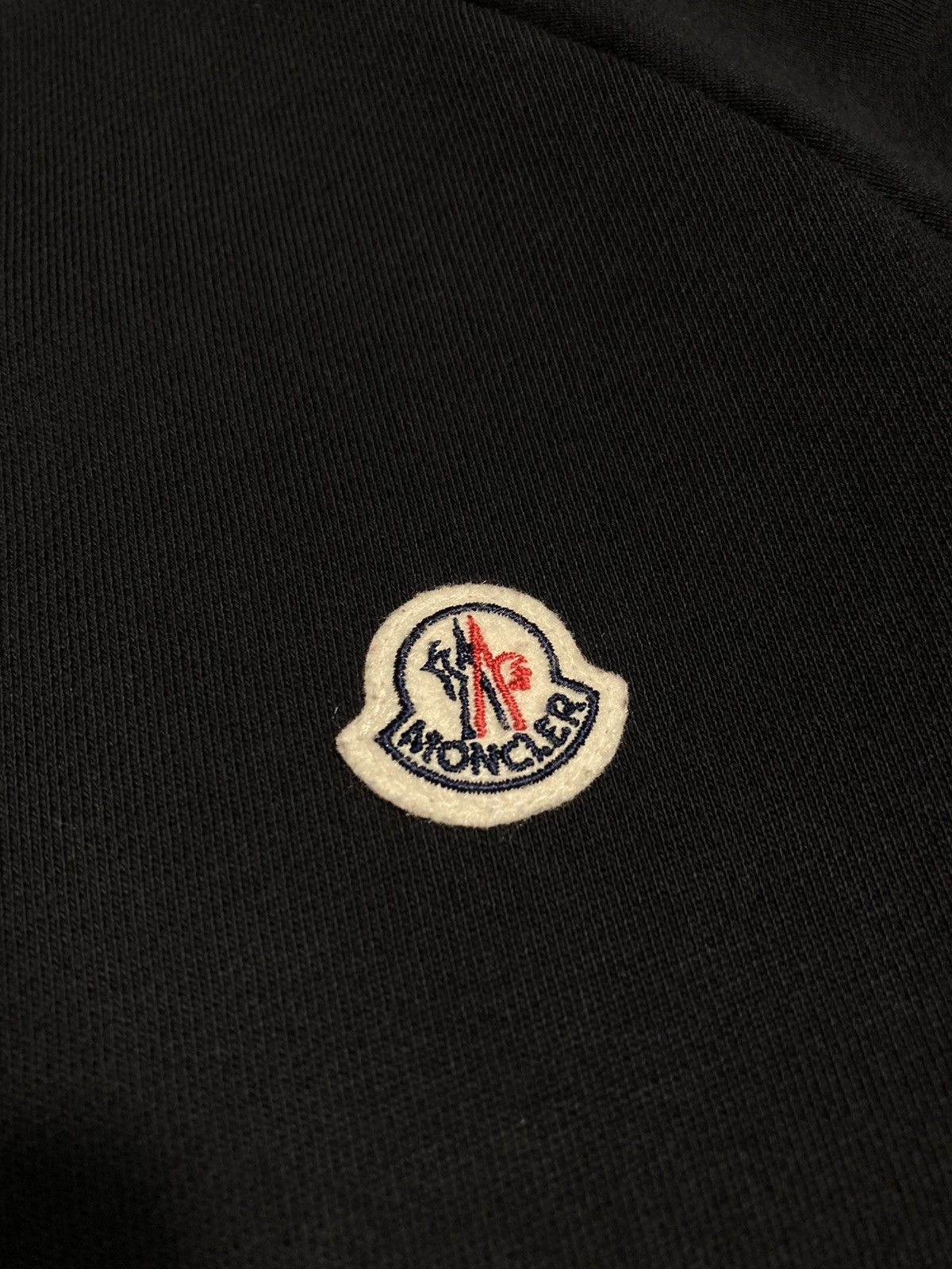 Moncler Moncler Maglia Girocollo Navy Blue Sweatshirt Logos Sleeves Size US M / EU 48-50 / 2 - 5 Thumbnail