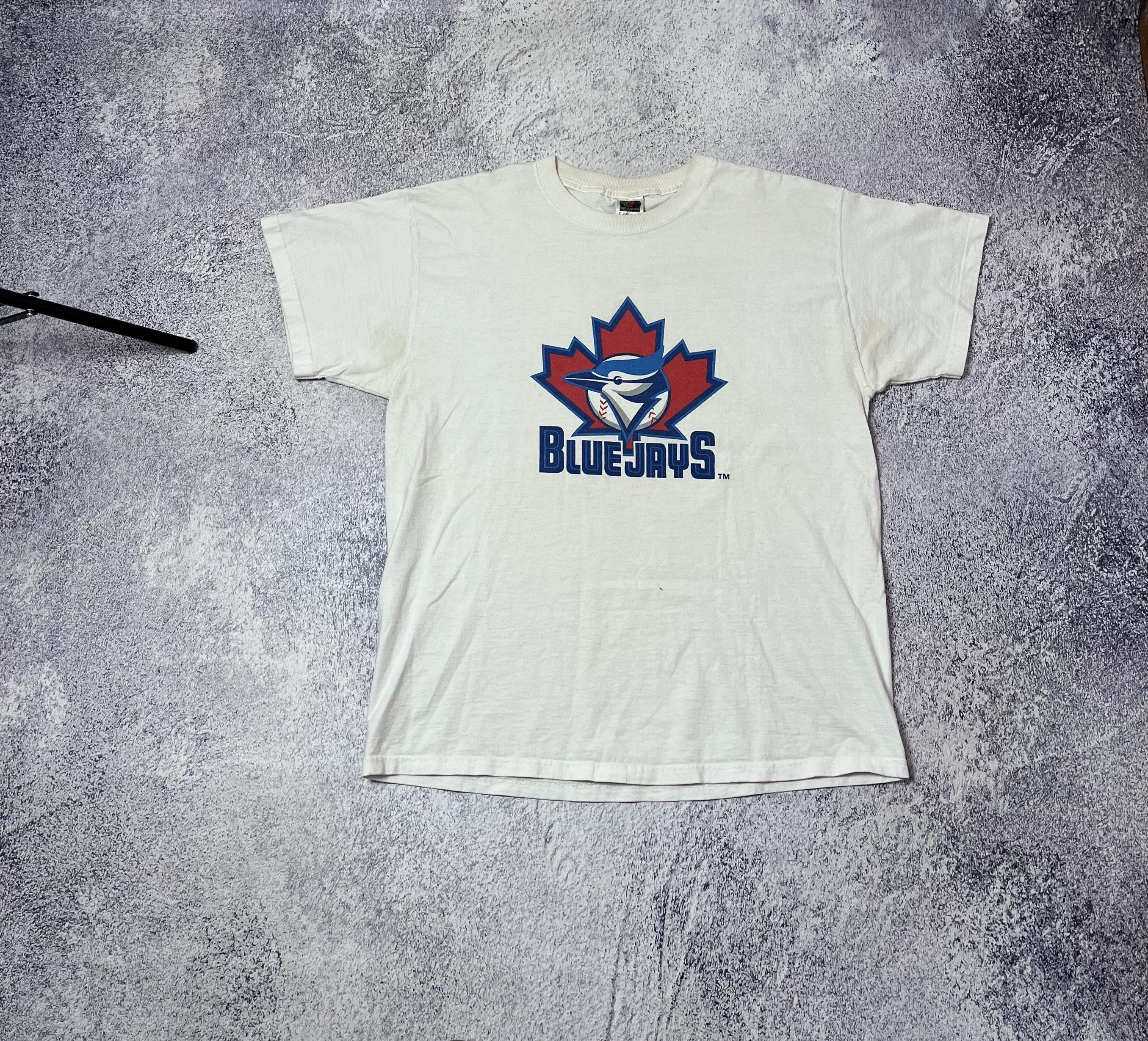 Japanese Brand × Vintage VINTAGE MEN’S T-SHIRT MERCH BLUE JAYS MADE 🇨🇦 SIZE XL Size US XL / EU 56 / 4 - 1 Thumbnail