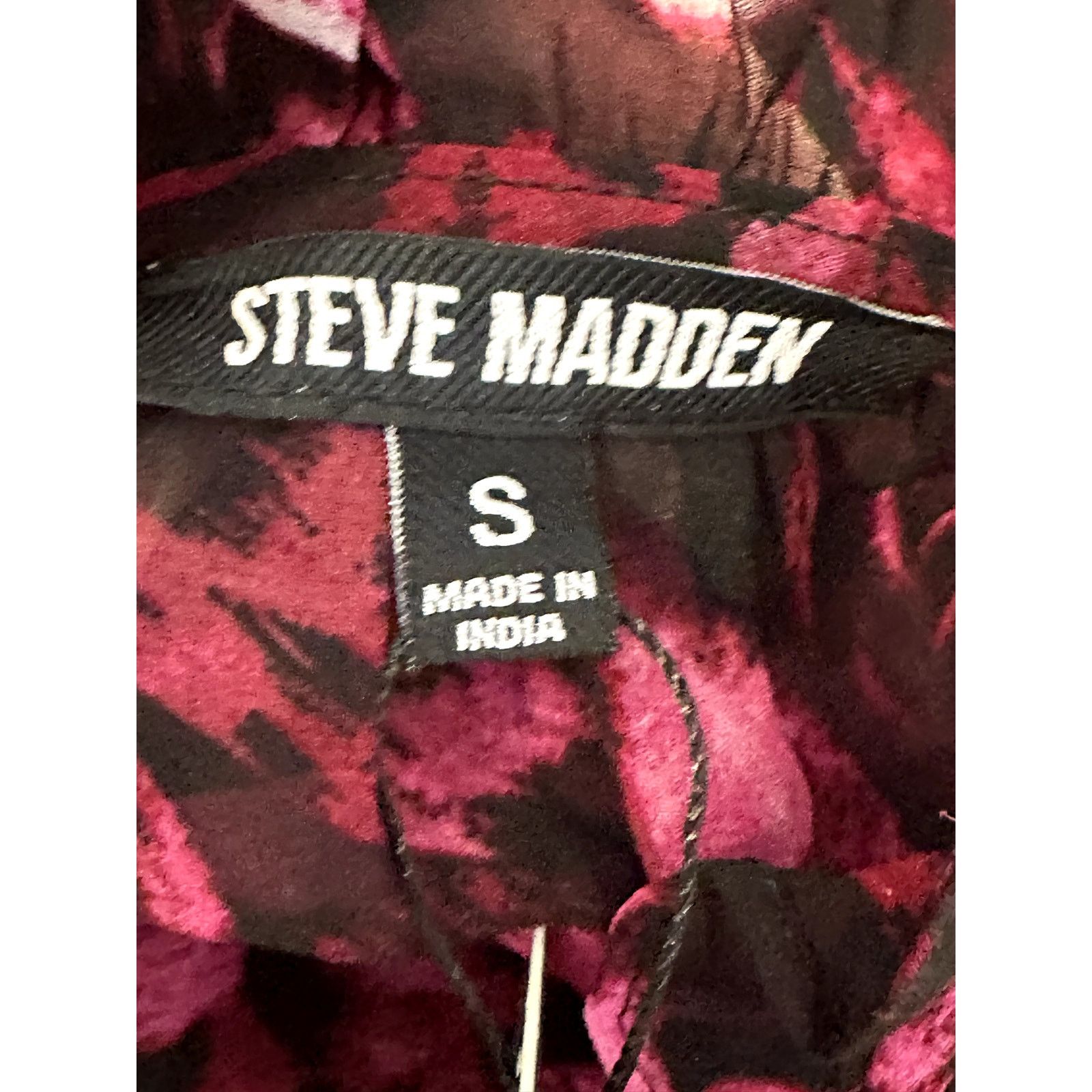 Steve Madden Steve Madden Purple Black Floral HighLow Flutter Dress S NWT Size S / US 4 / IT 40 - 9 Thumbnail