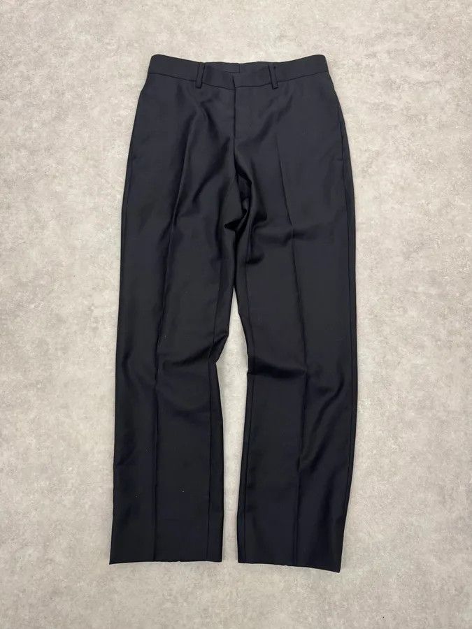 Dior Dior Uniform Black Wool Classy Tailored Pants Size US 30 / EU 46 - 1 Thumbnail