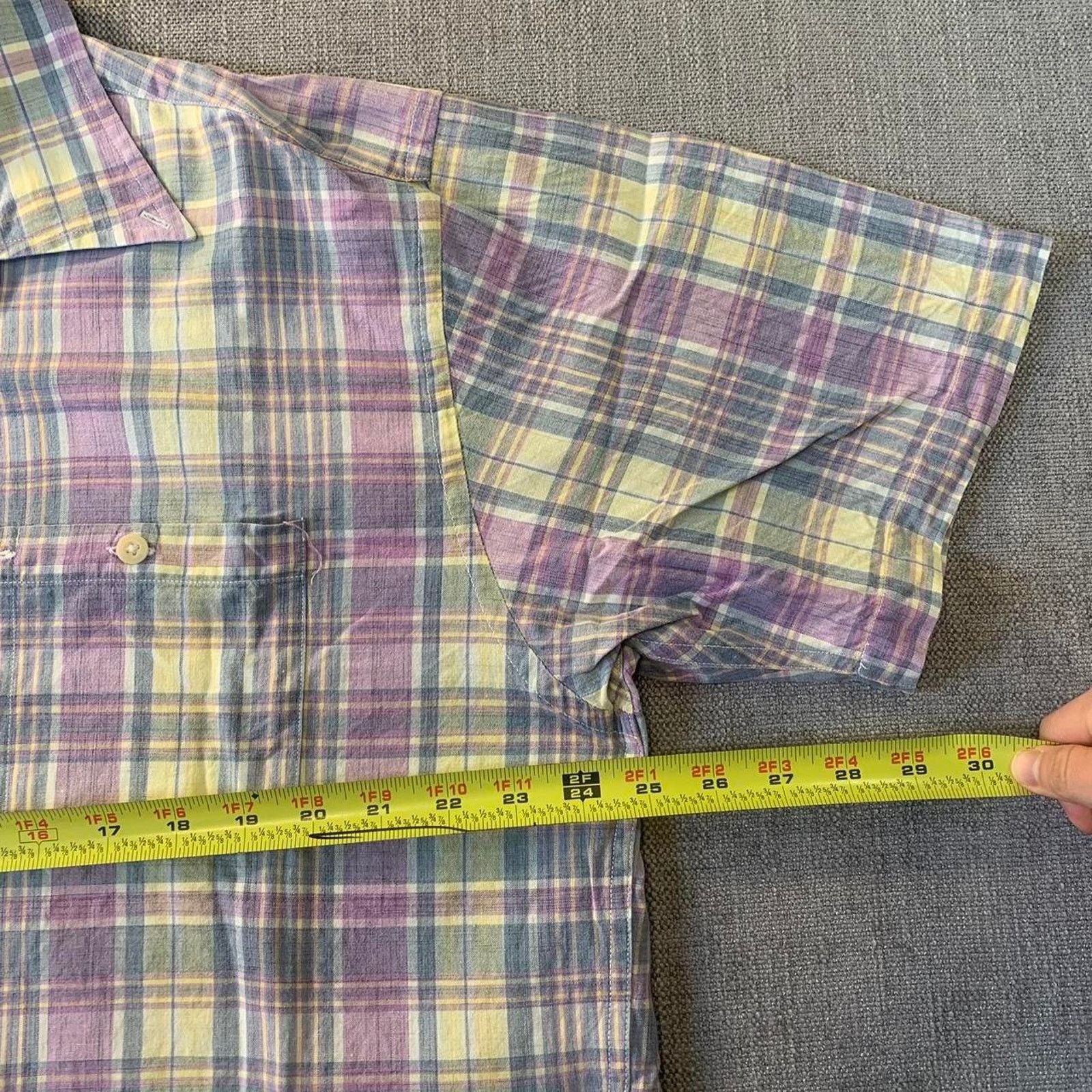 Pendleton Pendleton blue and purple plaid check button up shirt Size US XL / EU 56 / 4 - 5 Thumbnail
