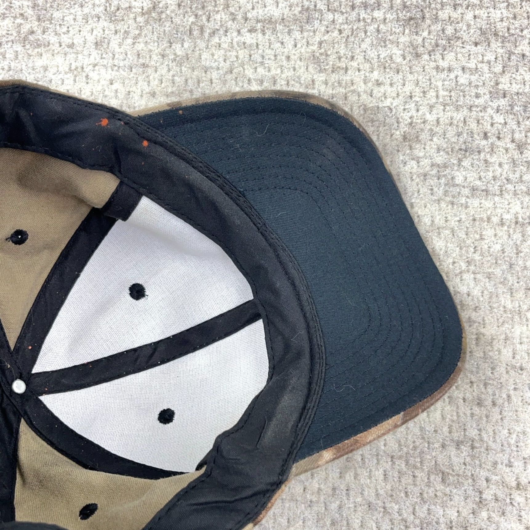 Vintage VINTAGE Paramount Camouflage Hat Cap Adjustable One Size Men Brown Cotton Canvas Realtree Hardwoods Outdoor 80s 90s Vintage Style Baseball Cap Mens Size ONE SIZE - 5 Thumbnail