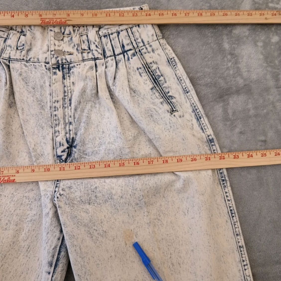 Vintage VINTAGE Gitano Jeans Womens Size 11 High Rise 28x28.5 Blue Light Wash Denim 100% Cotton Mom Pockets Womens Size 32" / US 10 / IT 46 - 2 Thumbnail