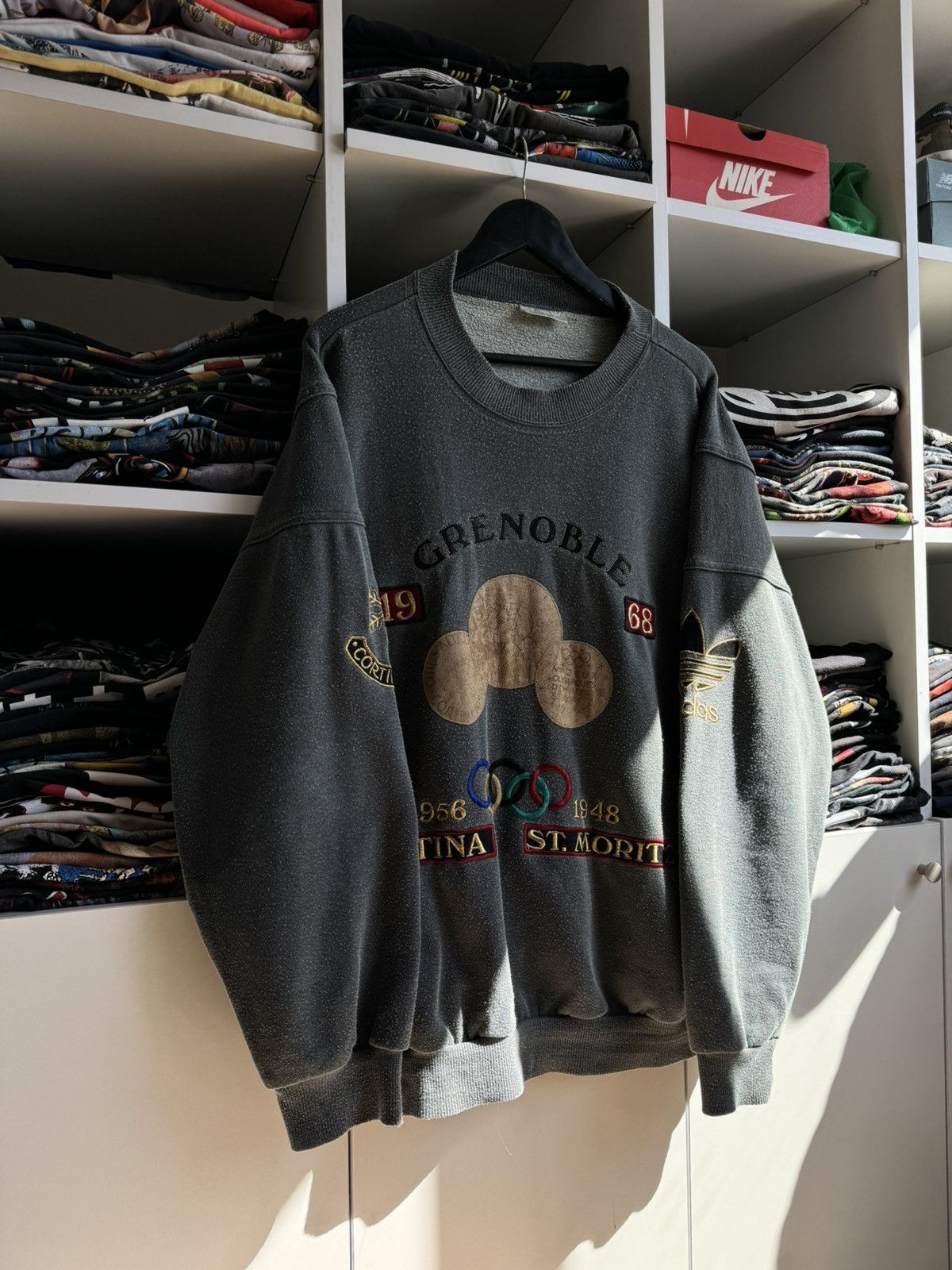 Adidas Vintage 1968 Adidas Grenoble Winter Olympic Games Paris Size US XL / EU 56 / 4 - 6 Thumbnail