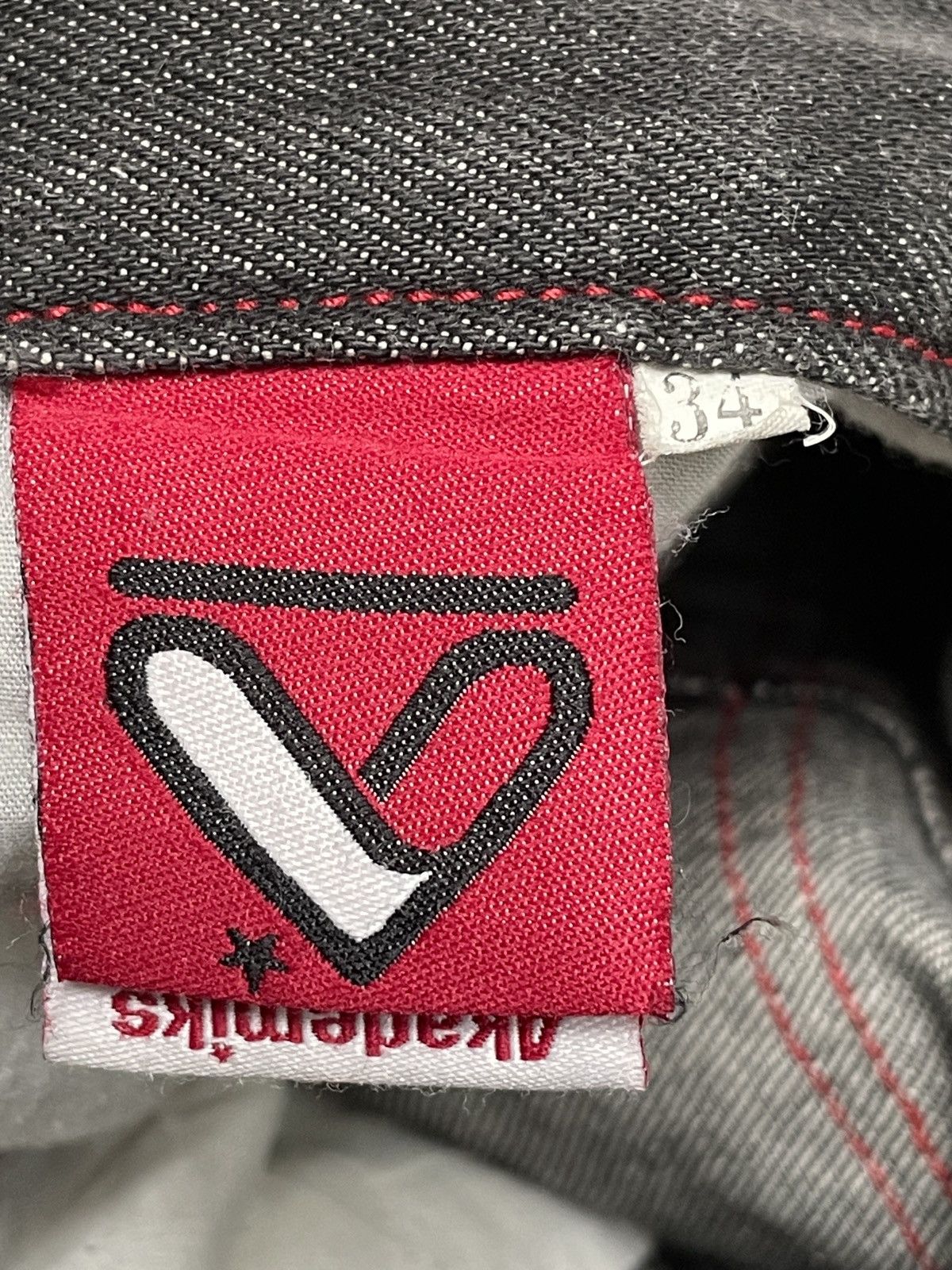 Akademiks Rare Design Vintage Brand Akademiks Baggy Jeans 1990s Size US 34 / EU 50 - 15 Thumbnail
