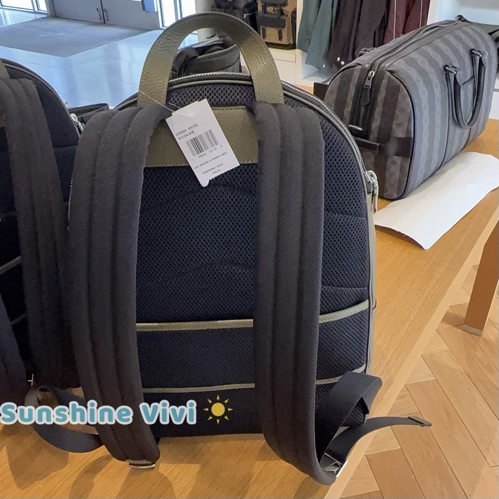 Coach NWT Coach Taylor Backpack Pebble Leather CDX93 Olive Silver Size ONE SIZE - 4 Thumbnail