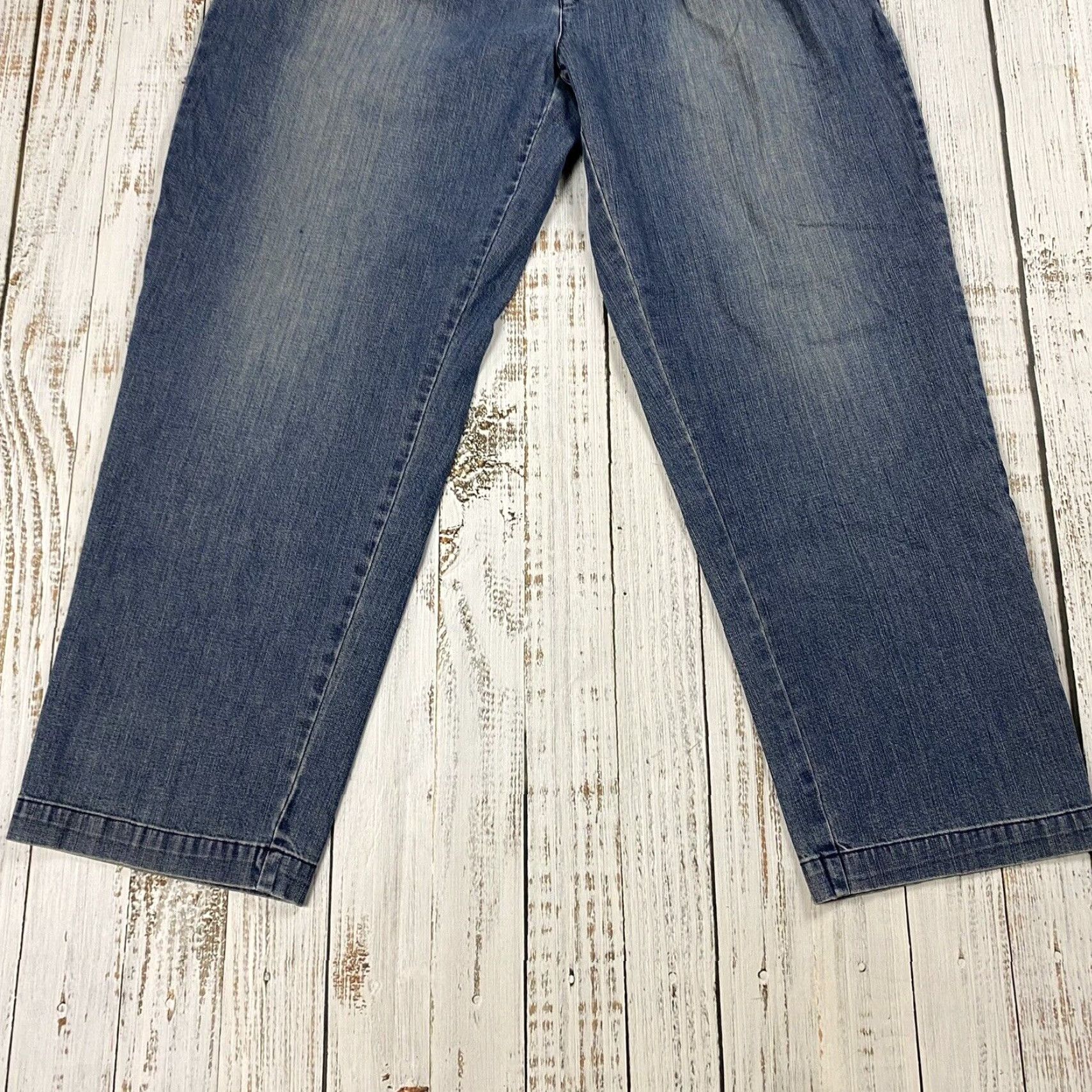 Polo Ralph Lauren VINTAGE Polo Ralph Lauren Men Pants 38 Blue Chambray Andrew Pant High Rise Workwear 90s Size US M / EU 48-50 / 2 - 3 Thumbnail