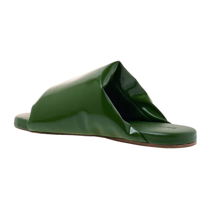 Bottega Veneta o1n1vont0824 Cushion Mules in Green Size US 13 / EU 46 - 2 Thumbnail