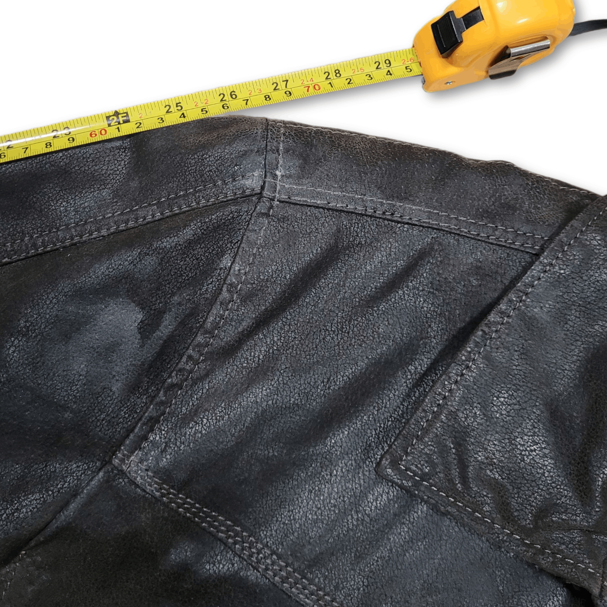 Vintage LEATHER JACKET - Men's leather jacket - Swiss Bomber - XXL Size US XL / EU 56 / 4 - 7 Thumbnail