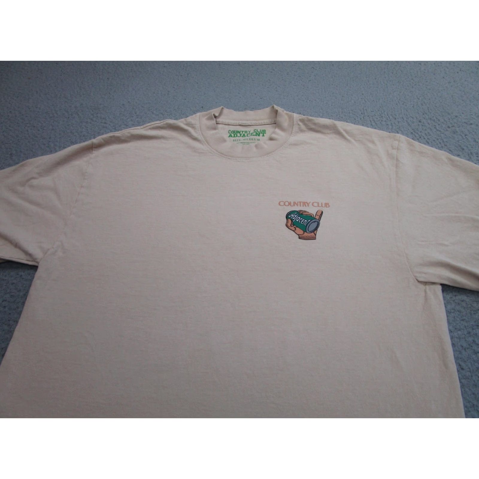 Vintage Country Club Adjacent Shirt Mens Medium Tan Only You Can Prevent Slow Play Golf Size US M / EU 48-50 / 2 - 3 Thumbnail