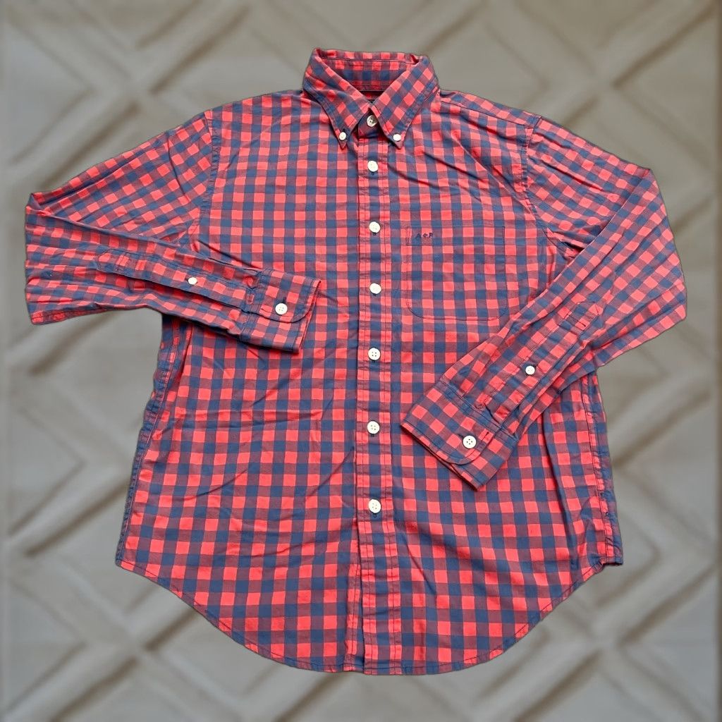 Abercrombie & Fitch VINTAGE Abercrombie & Fitch Men's Button-Down Shirt XS Plaid Cotton Casual Outdoor Trail Hiking Size US XS / EU 42 / 0 - 1 Thumbnail
