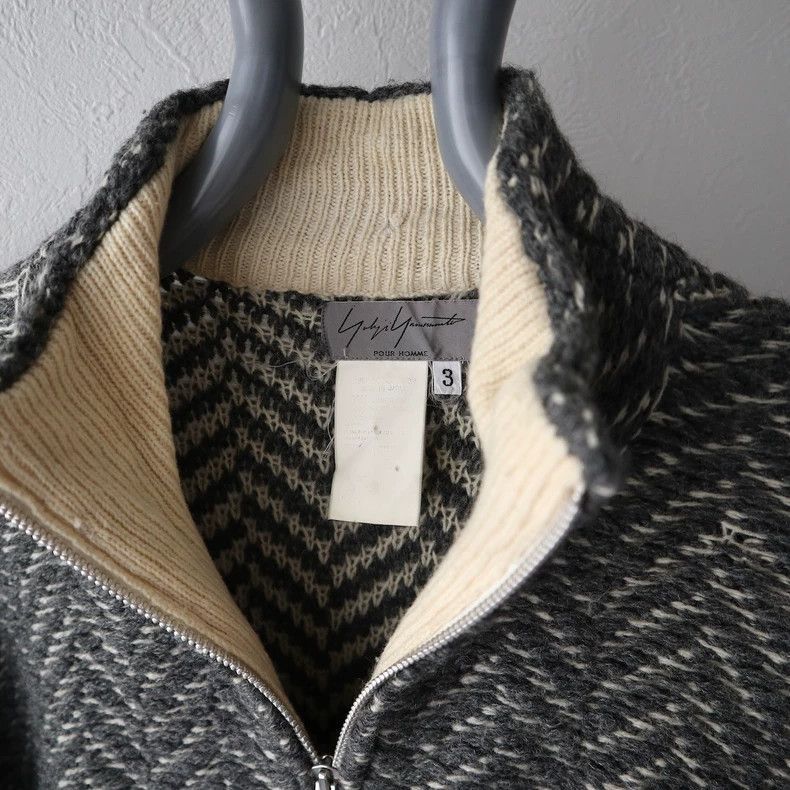 Yohji Yamamoto Yohji Yamamoto Yohji Yamamoto 2001AW Knit Zip Jacket Size US M / EU 48-50 / 2 - 3 Thumbnail