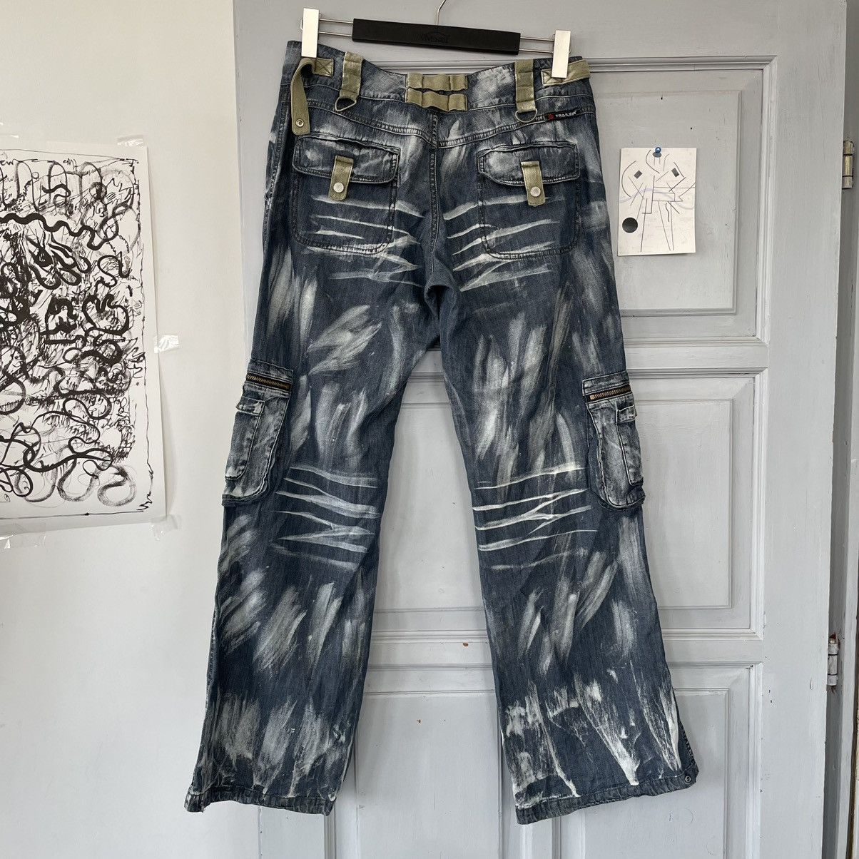 Japanese Brand × Vintage Other🇯🇵Vintage Designers Avantgarde Pants Y2K Size US 40 / EU 56 - 5 Thumbnail