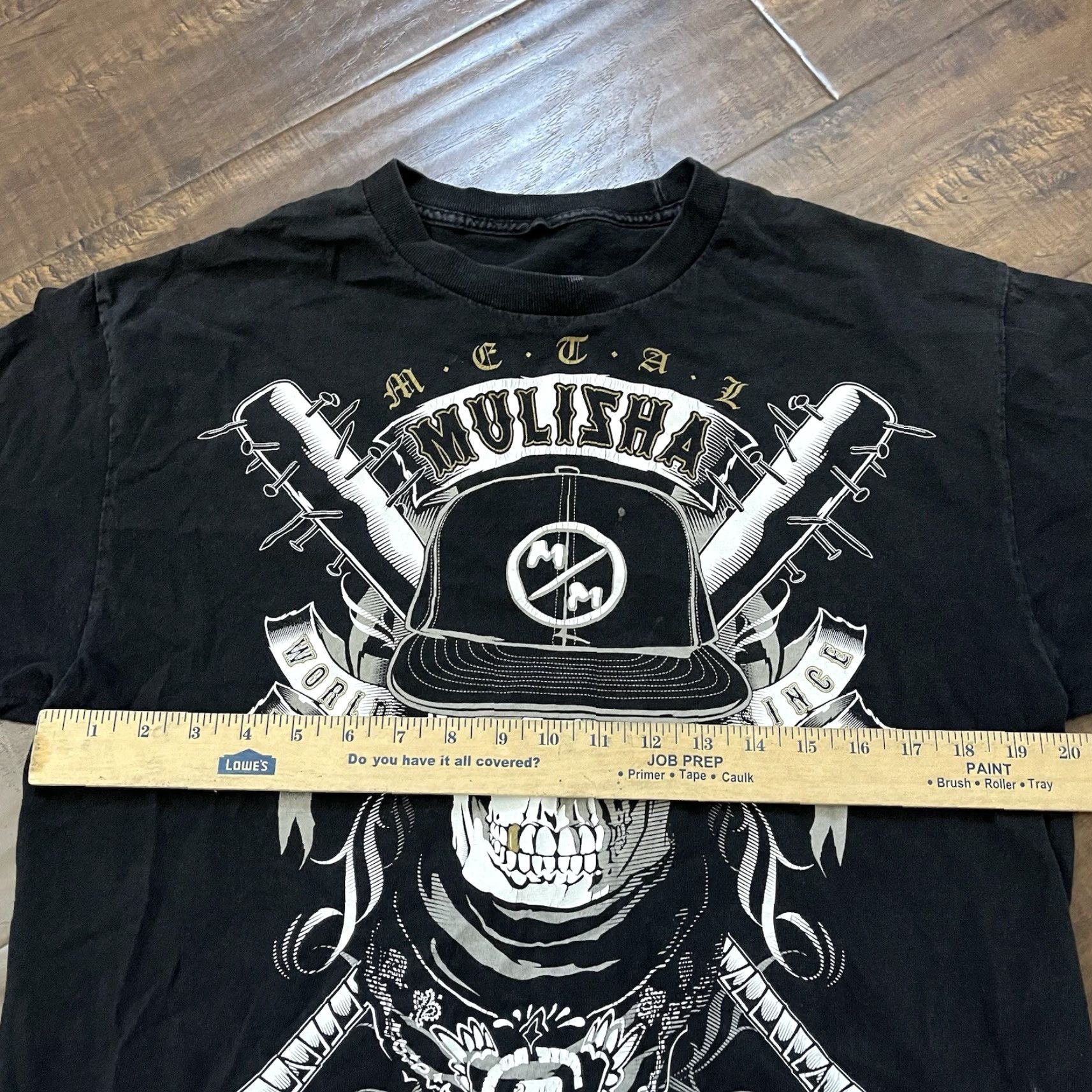 Metal Mulisha VINTAGE Metal Mulisha T-Shirt Skull Graphic Print Crew Neck Short Sleeve L Black Unisex Adults Grunge Emo Y2k Skater Goth MX Size US L / EU 52-54 / 3 - 2 Thumbnail