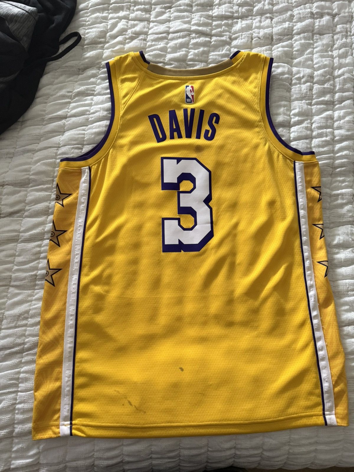 Nike Nike Lakers Swingman Anthony Davis City Edition Jersey Size US L / EU 52-54 / 3 - 2 Thumbnail