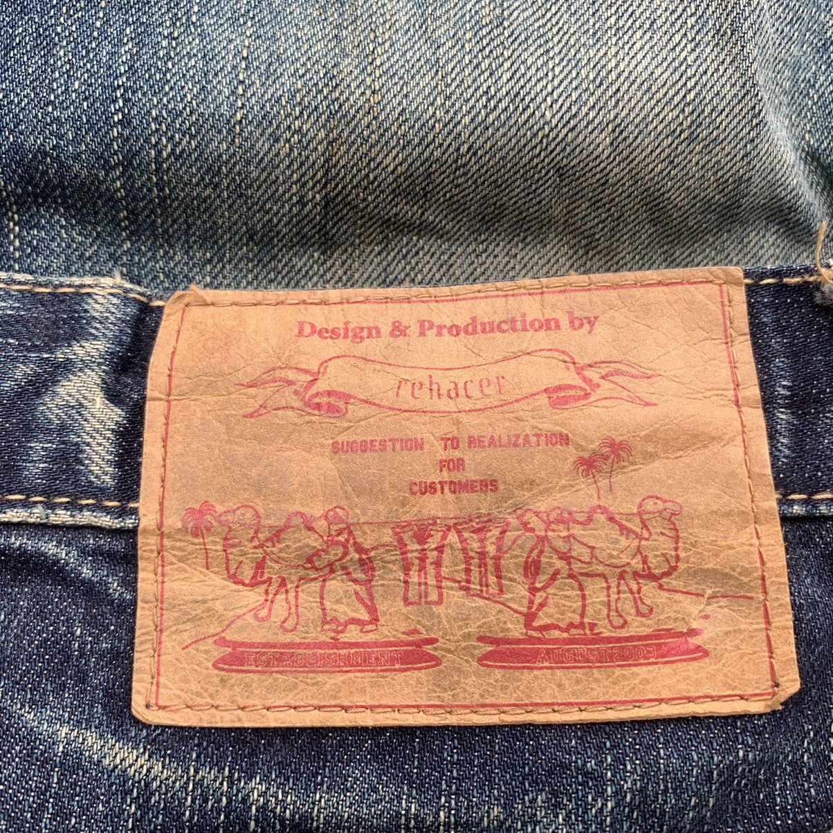 Japanese Brand REHACER Distressed Designed Jeans Size US 32 / EU 48 - 9 Thumbnail