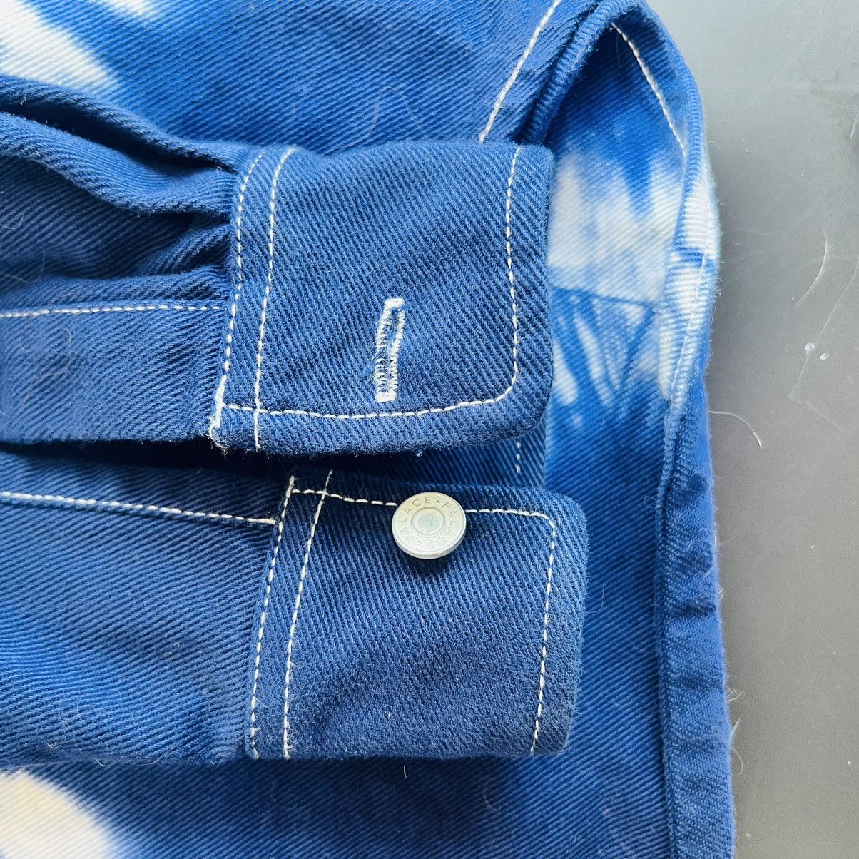 Palace Palace Tie Dye Denim Overshirt Size US L / EU 52-54 / 3 - 11 Thumbnail